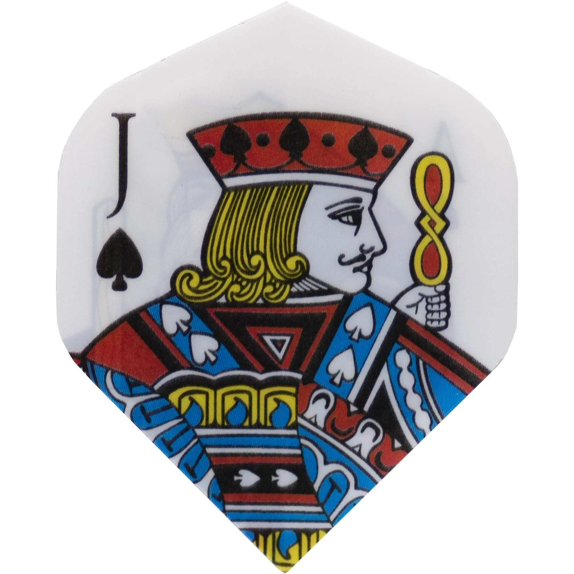 Designa Dart Flights - Metronic - Std - Jack & Queen Spades - Image 2