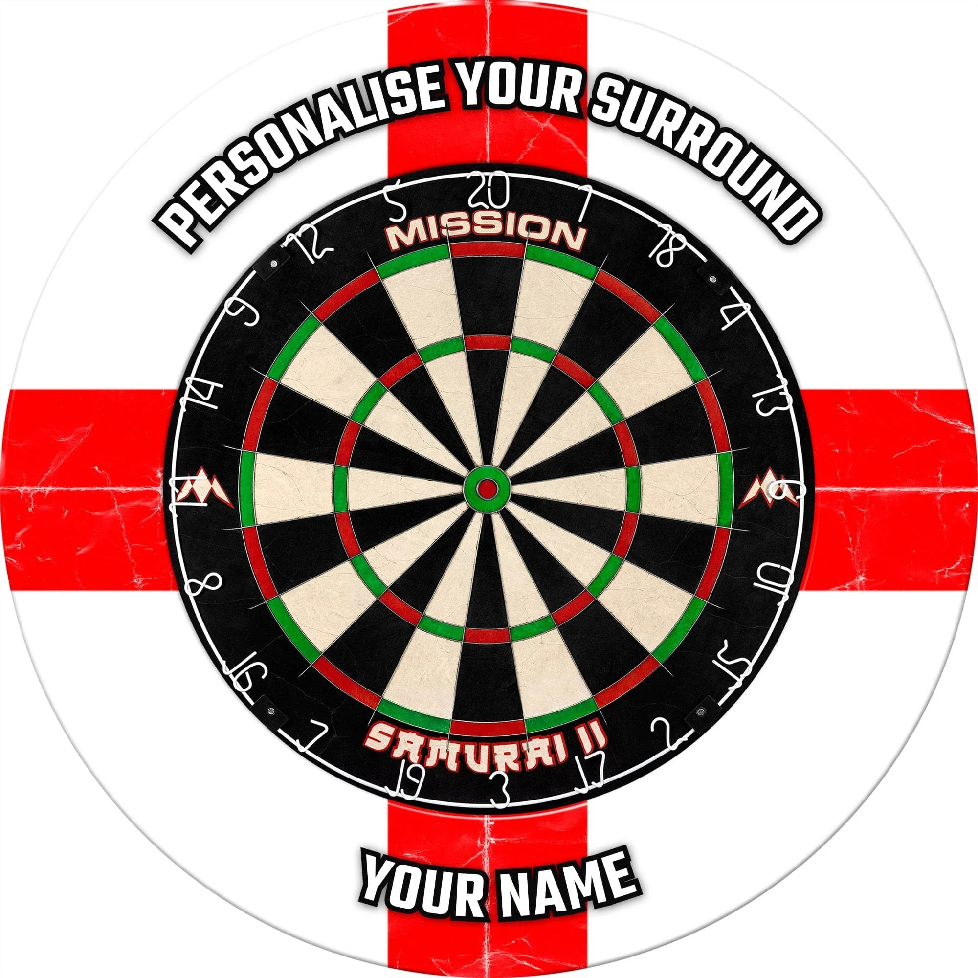 Designa Dartboard Surround - Design Collection - Heavy Duty - England - Image 3