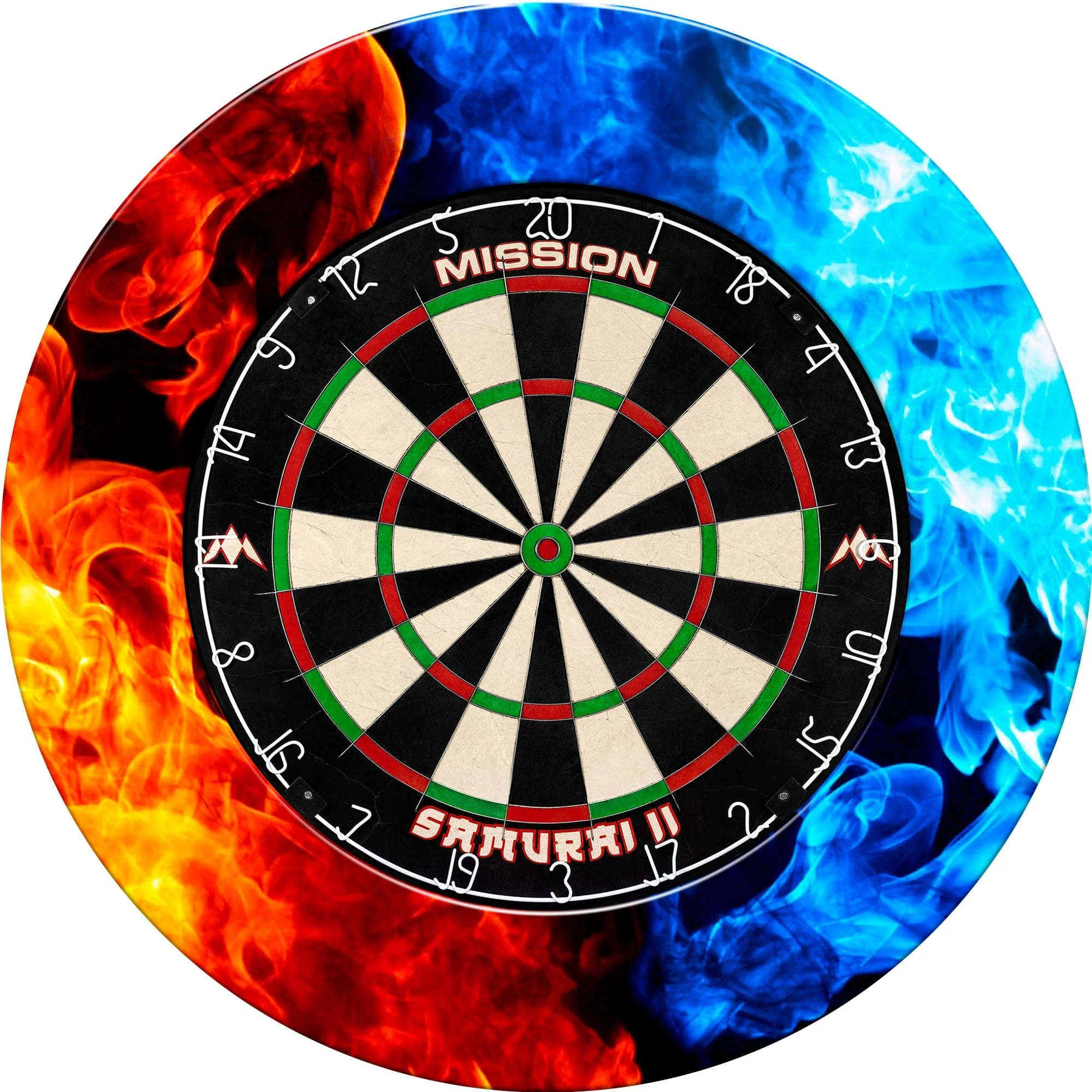 Designa Dartboard Surround - Design Collection - Heavy Duty - Fire and Ice - Image 4