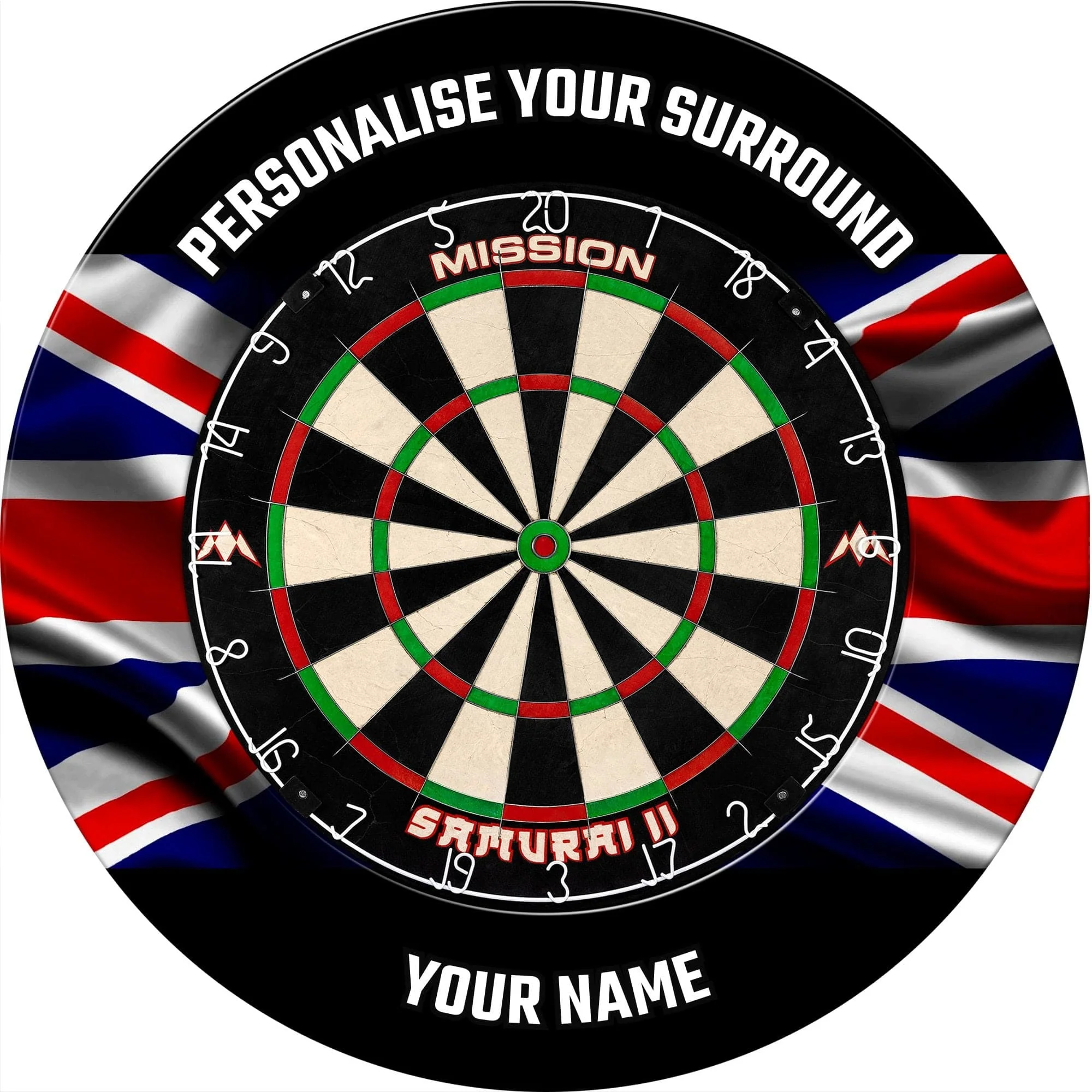 *Designa Dartboard Surround - Design Collection - Heavy Duty - Union Jack 2 - Image 4