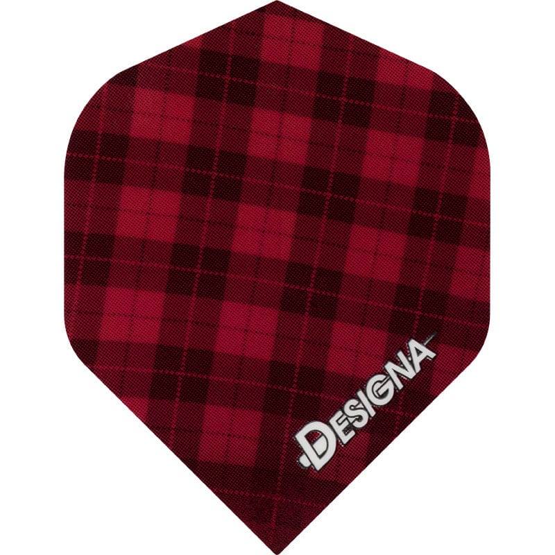 *Designa Tartan Dart Flights - Extra Strong - Std - Tartan - Image 3