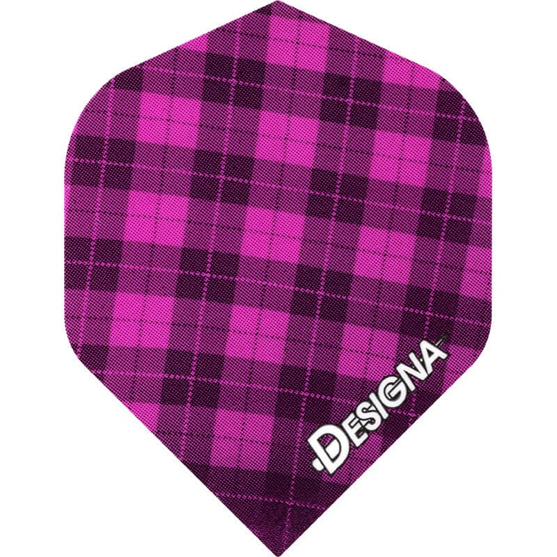 *Designa Tartan Dart Flights - Extra Strong - Std - Tartan - Image 4