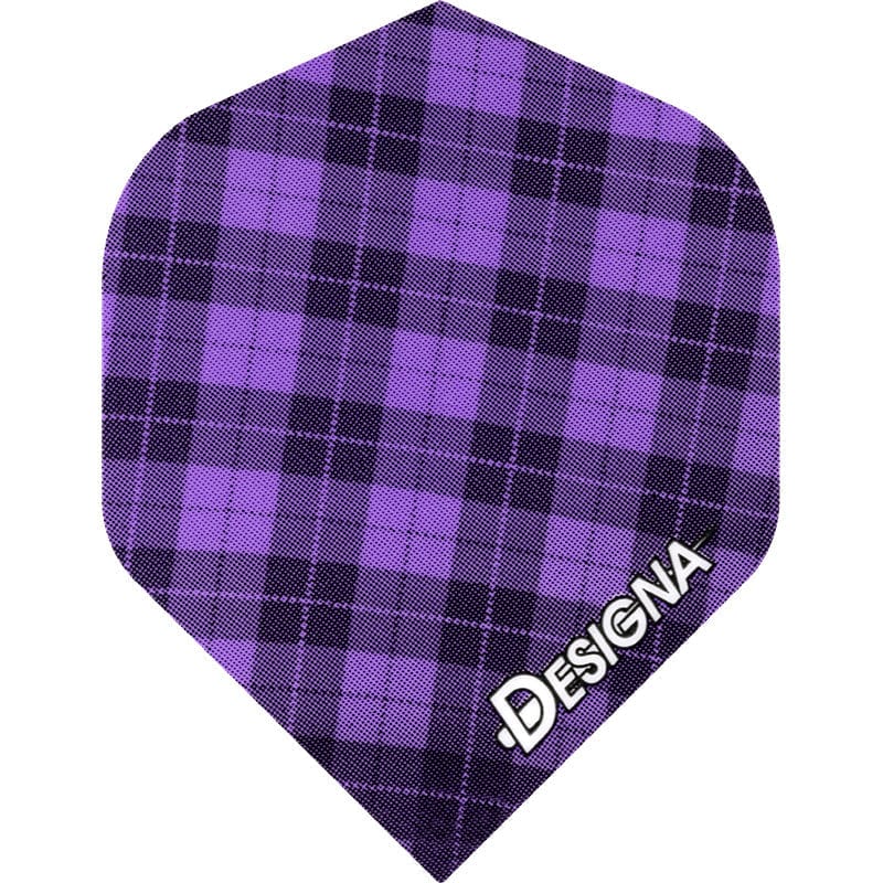*Designa Tartan Dart Flights - Extra Strong - Std - Tartan - Image 5