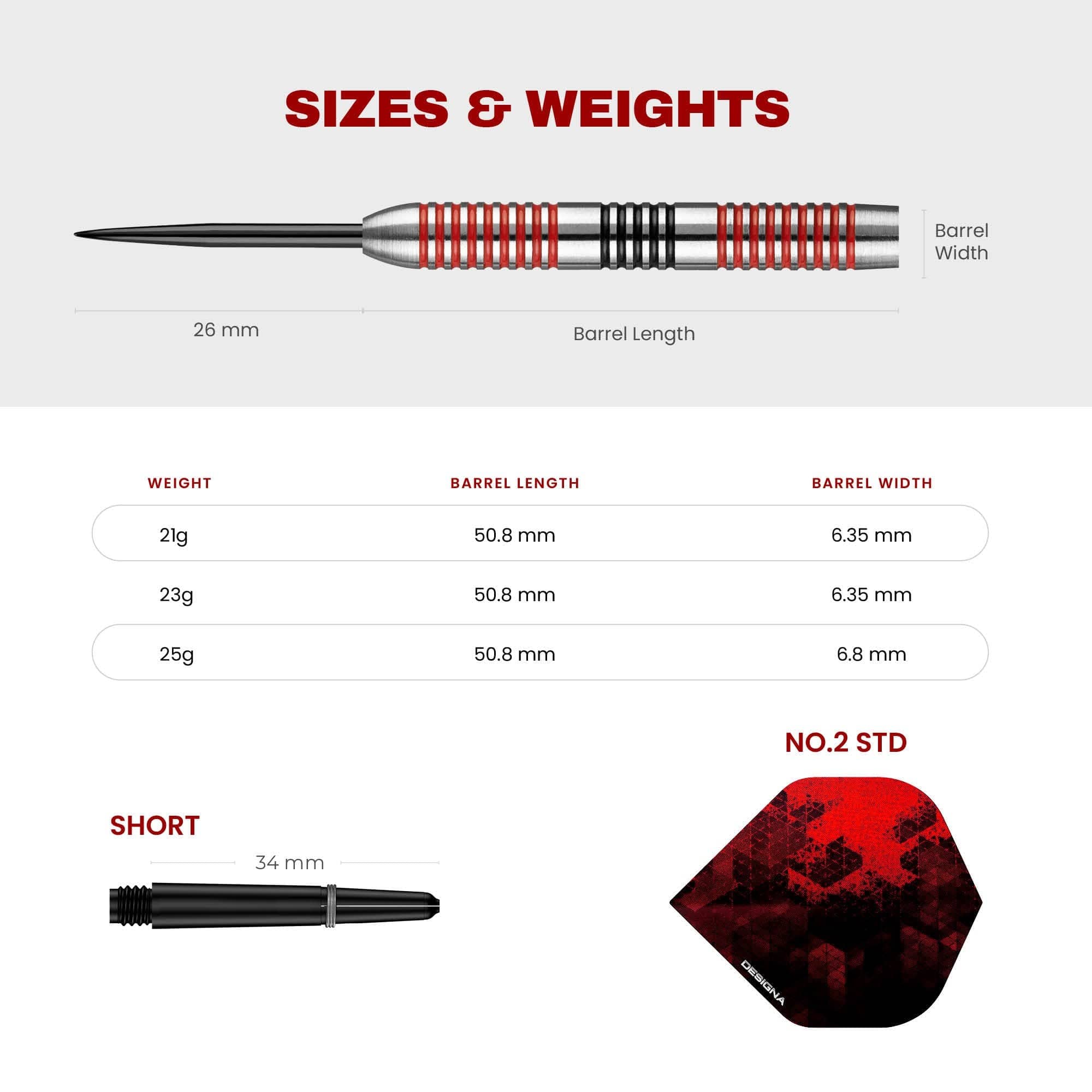 Designa Vampires V2 Darts - Steel Tip - M2 - Image 4