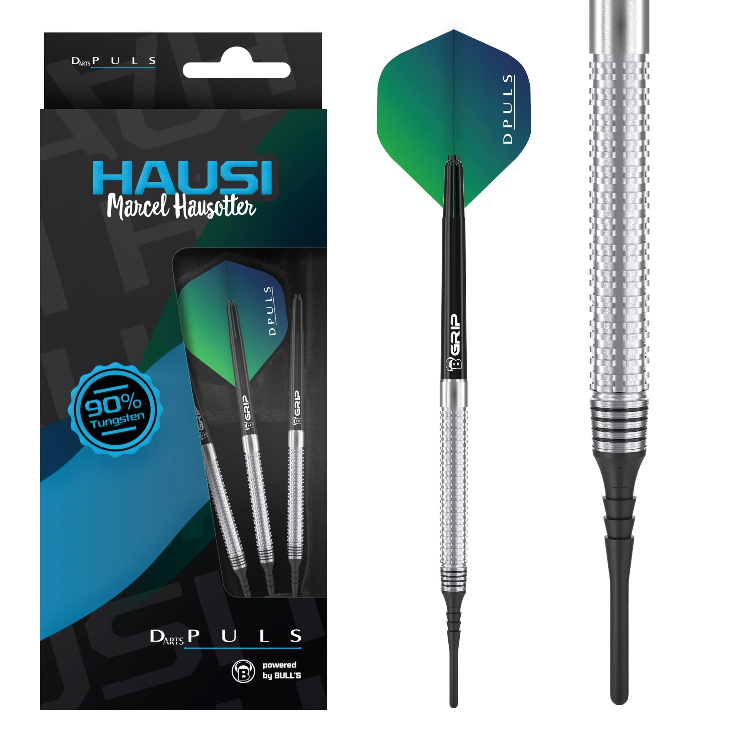 DPuls Hausi Darts - Soft Tip - 90% Tungsten - Marcel Hausotter