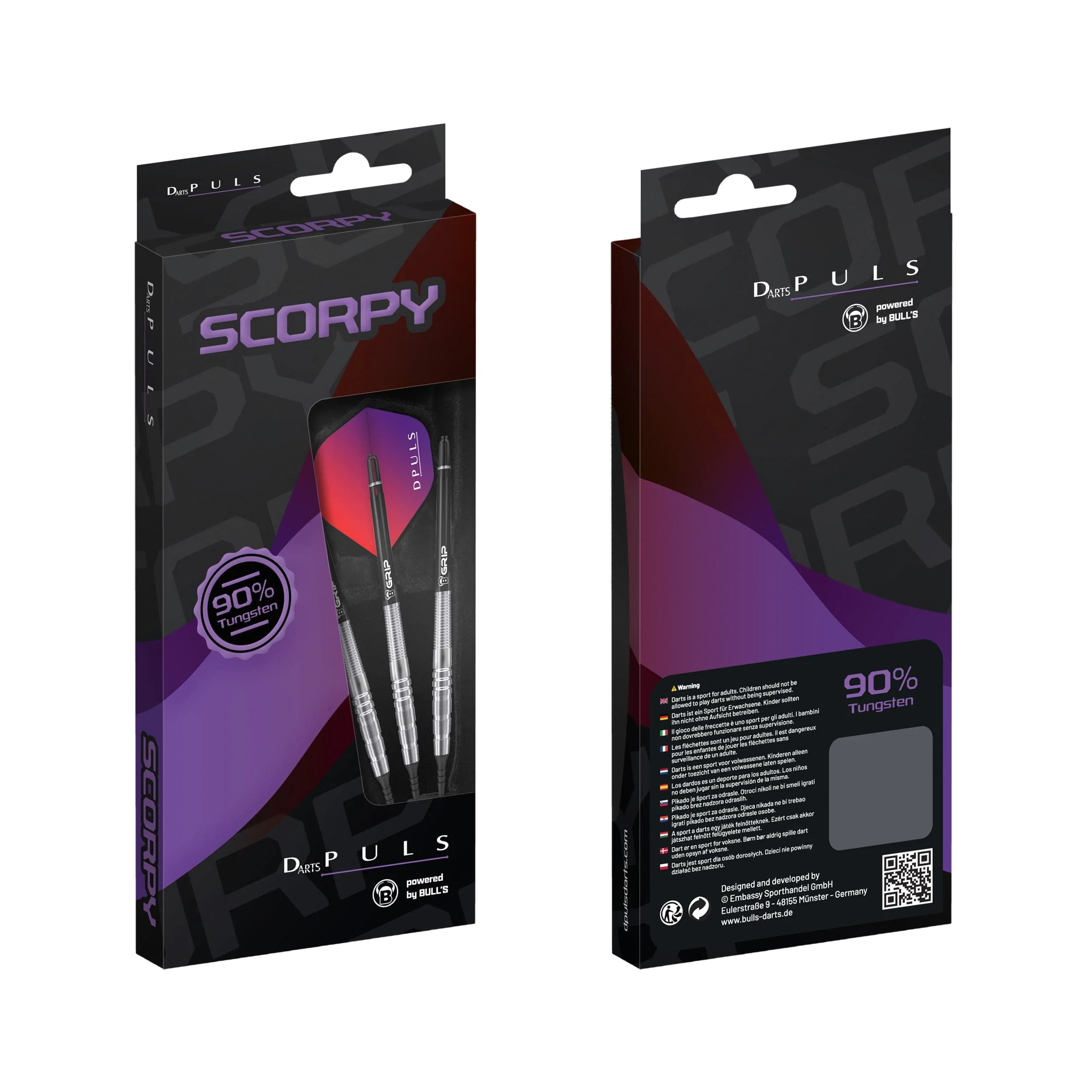 DPuls Scorpy Darts - Soft Tip - 90% Tungsten - Image 3