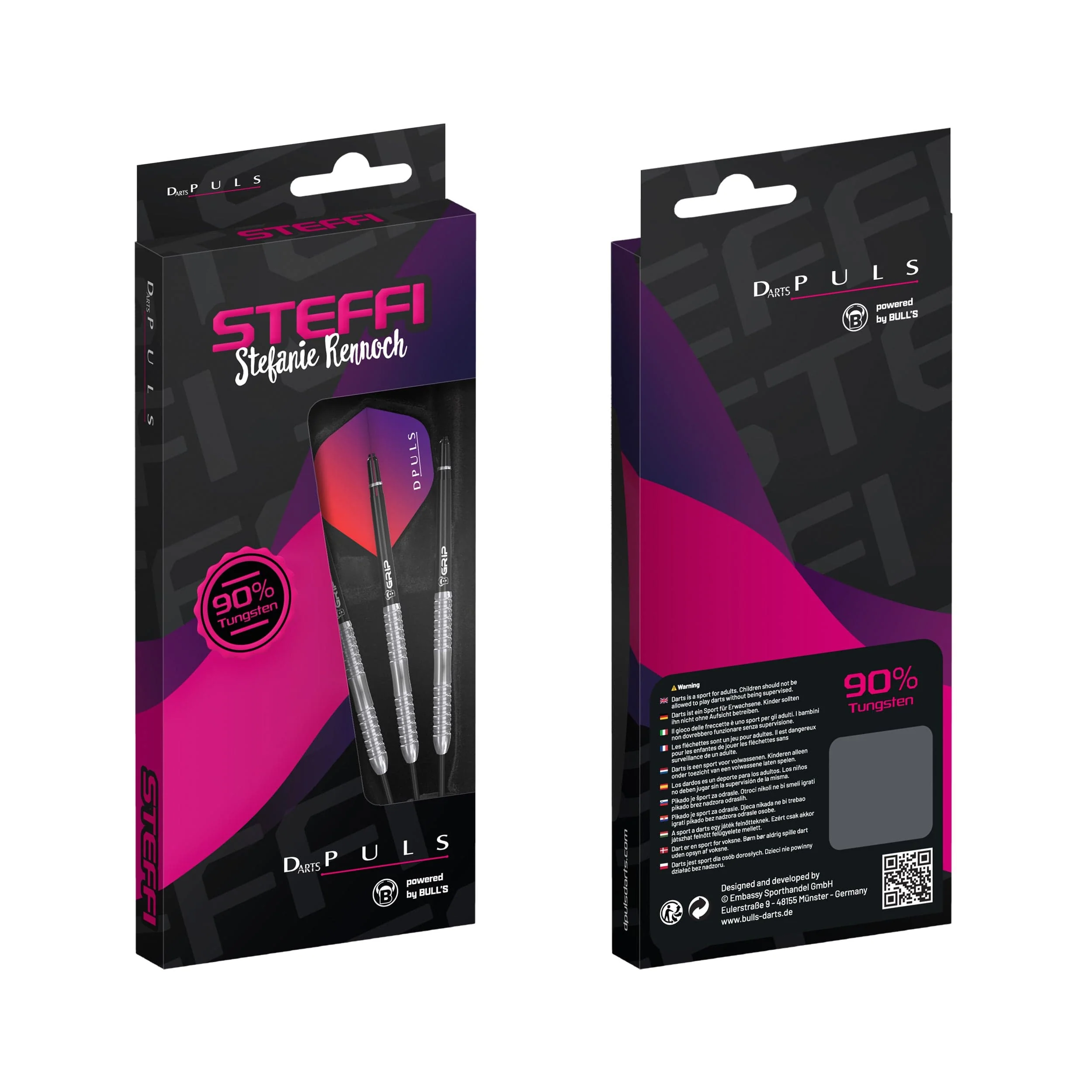DPuls Steffi Darts - Steel Tip - 90% Tungsten - Stefanie Rennoch - Image 3