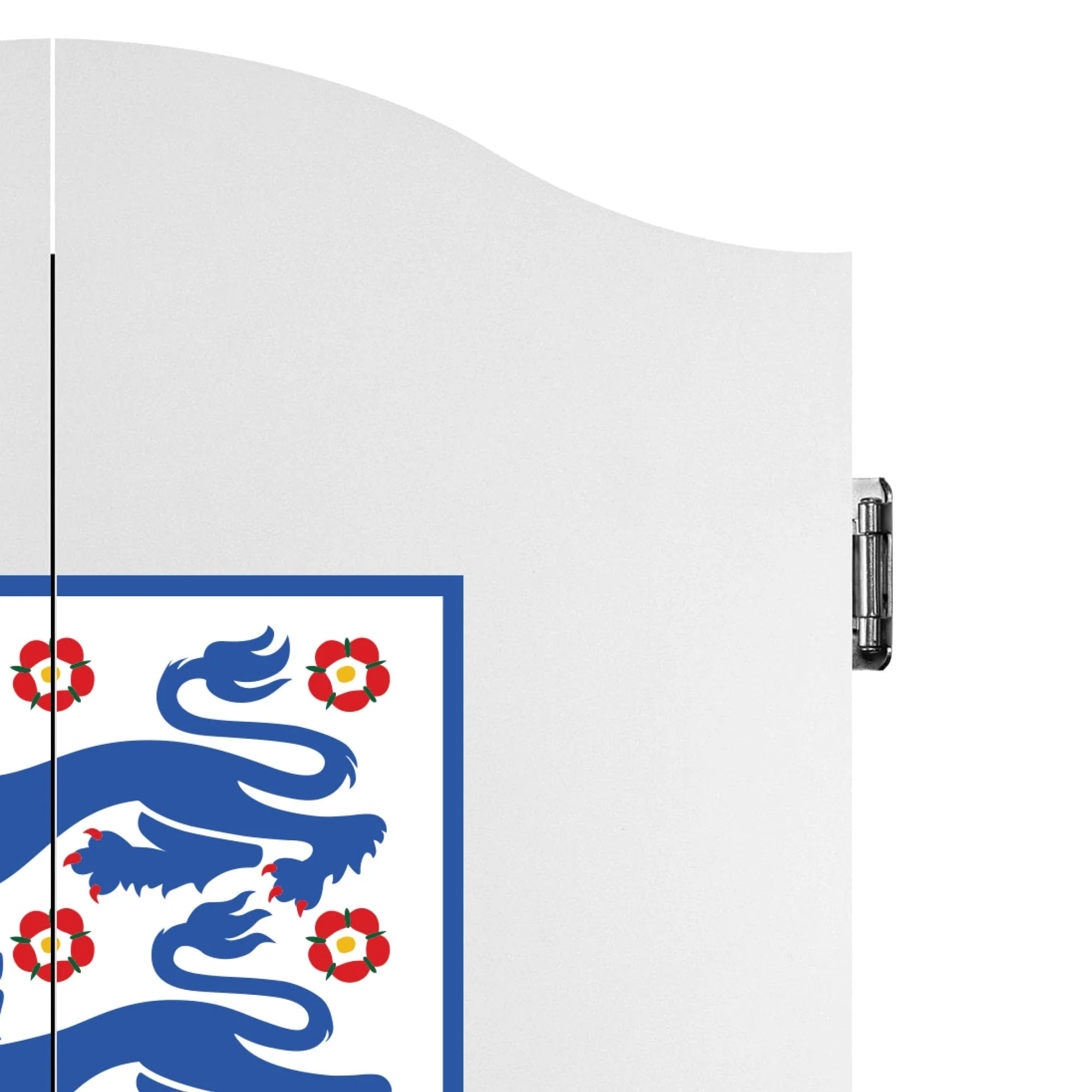 England Football Dartboard Cabinet - Official Licensed - C1 - White - 3 Lions Crest - Image 5