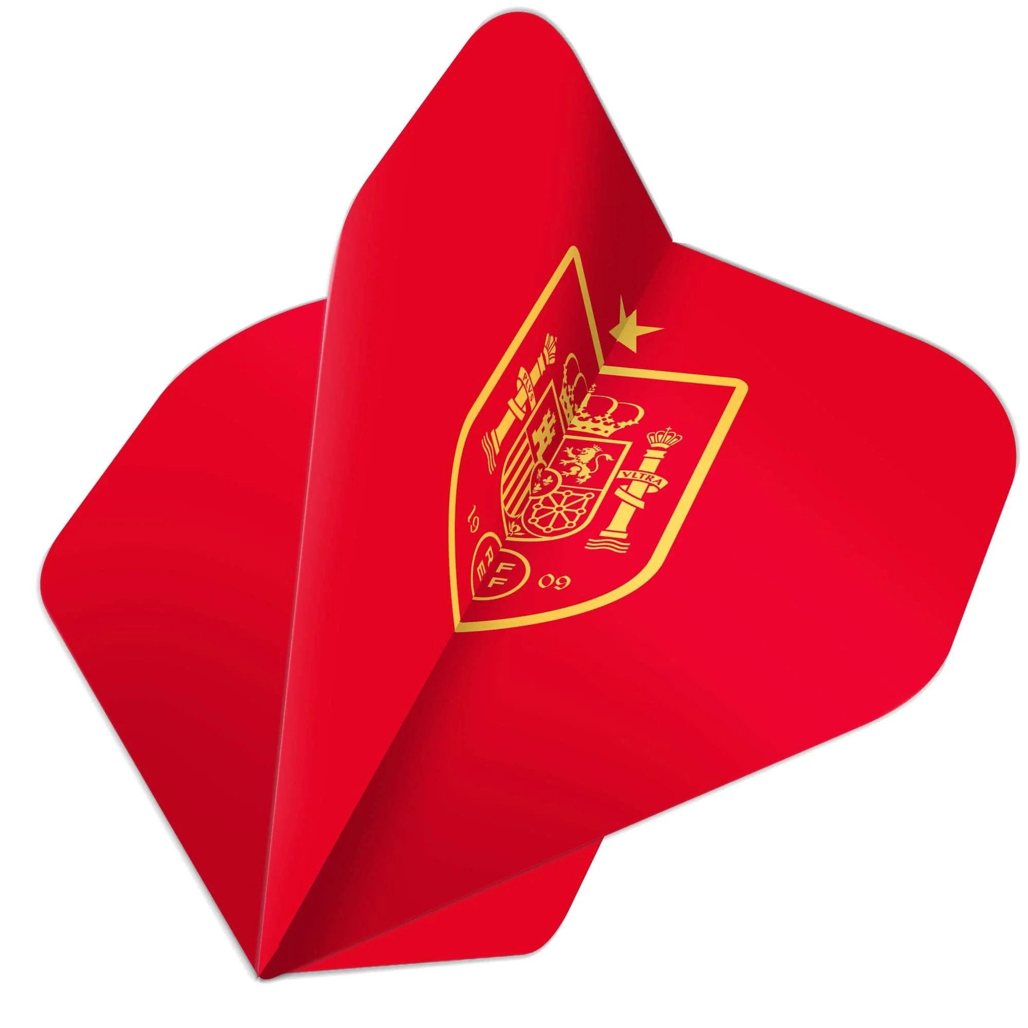 *Espana Football Dart Flights - Official Licensed - 100 Micron - No2 - Std - F1 - Spain - Red - Image 2