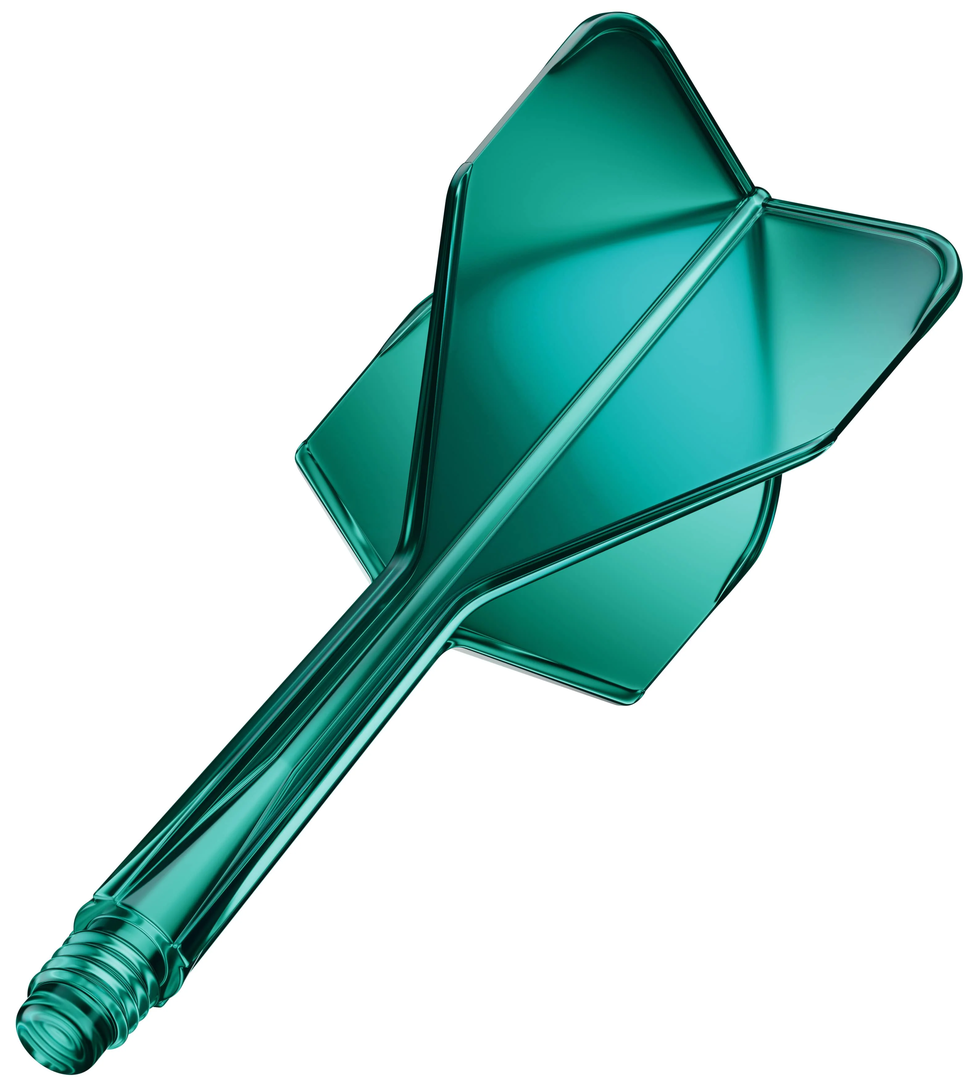 Goat A1R Dart Flights - Moulded Flight & Shaft System - Standard No6 - Green - Image 3
