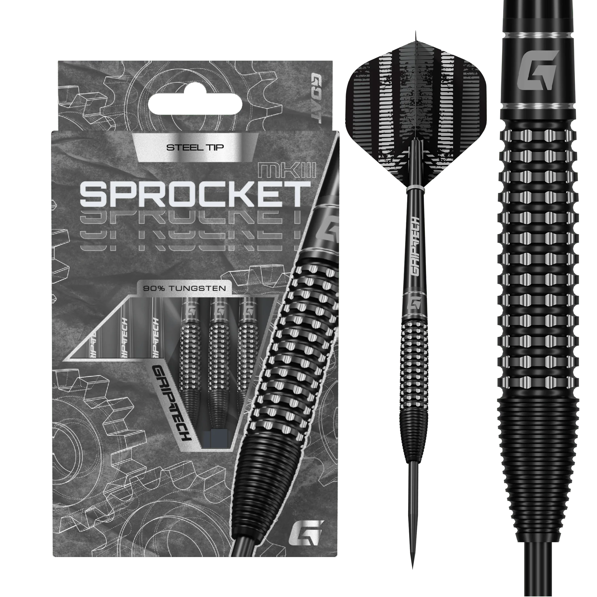 Goat Sprocket MkIII Darts - Steel Tip - 90% Tungsten