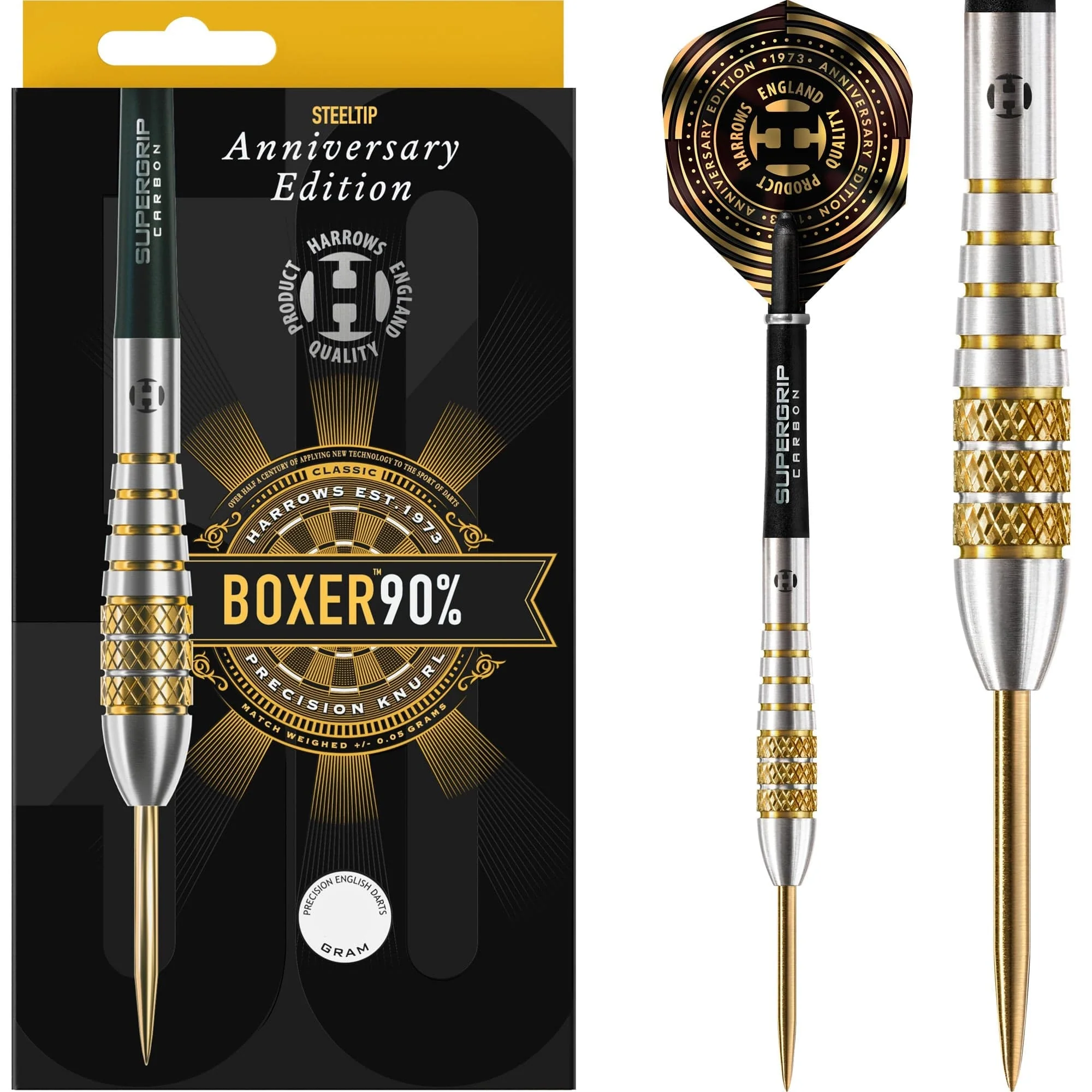 *Harrows Boxer Darts - Steel Tip - 90% - Anniversary Edition - Bomb