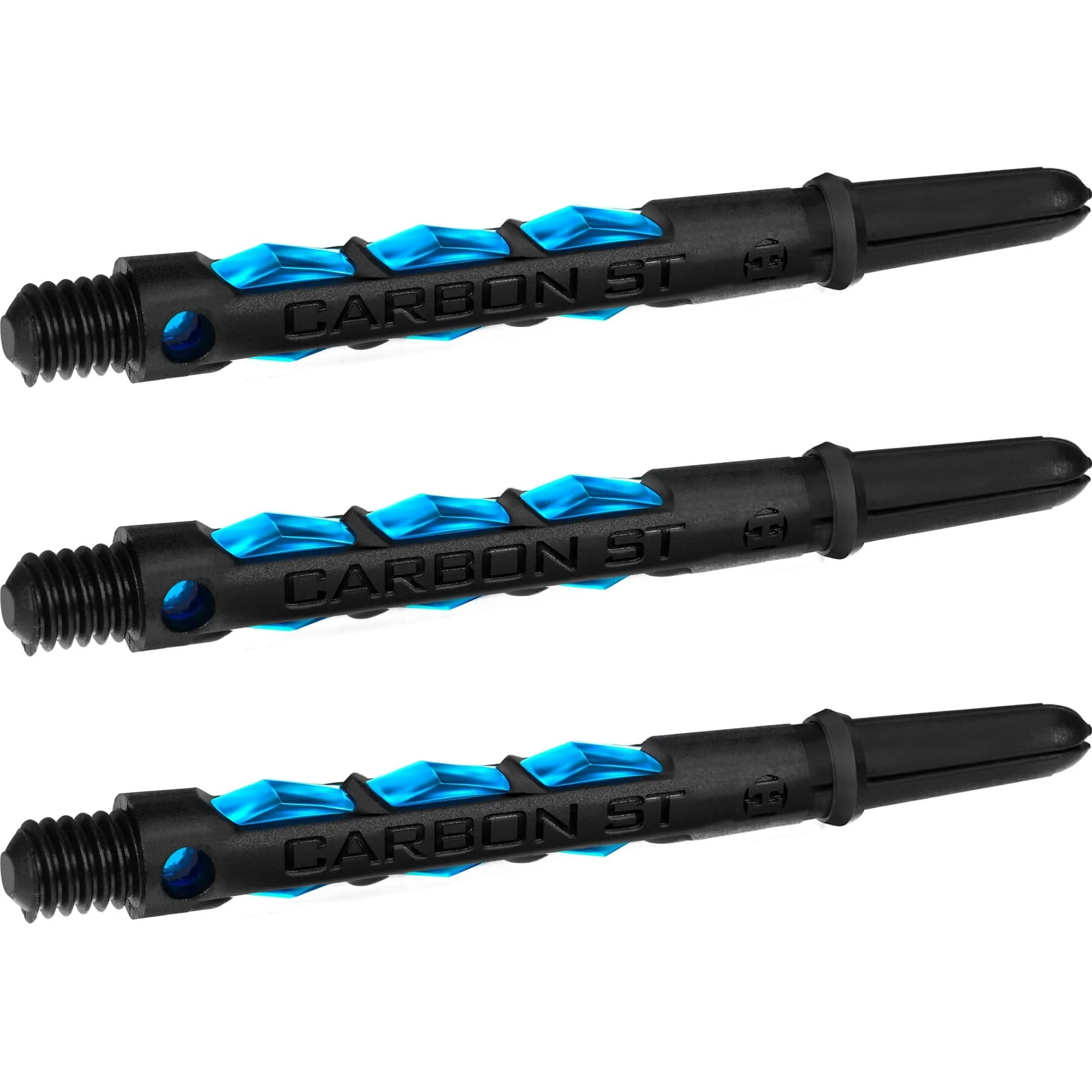 *Harrows Carbon ST Shafts - Dart Stems - Black & Aqua Blue - Image 5