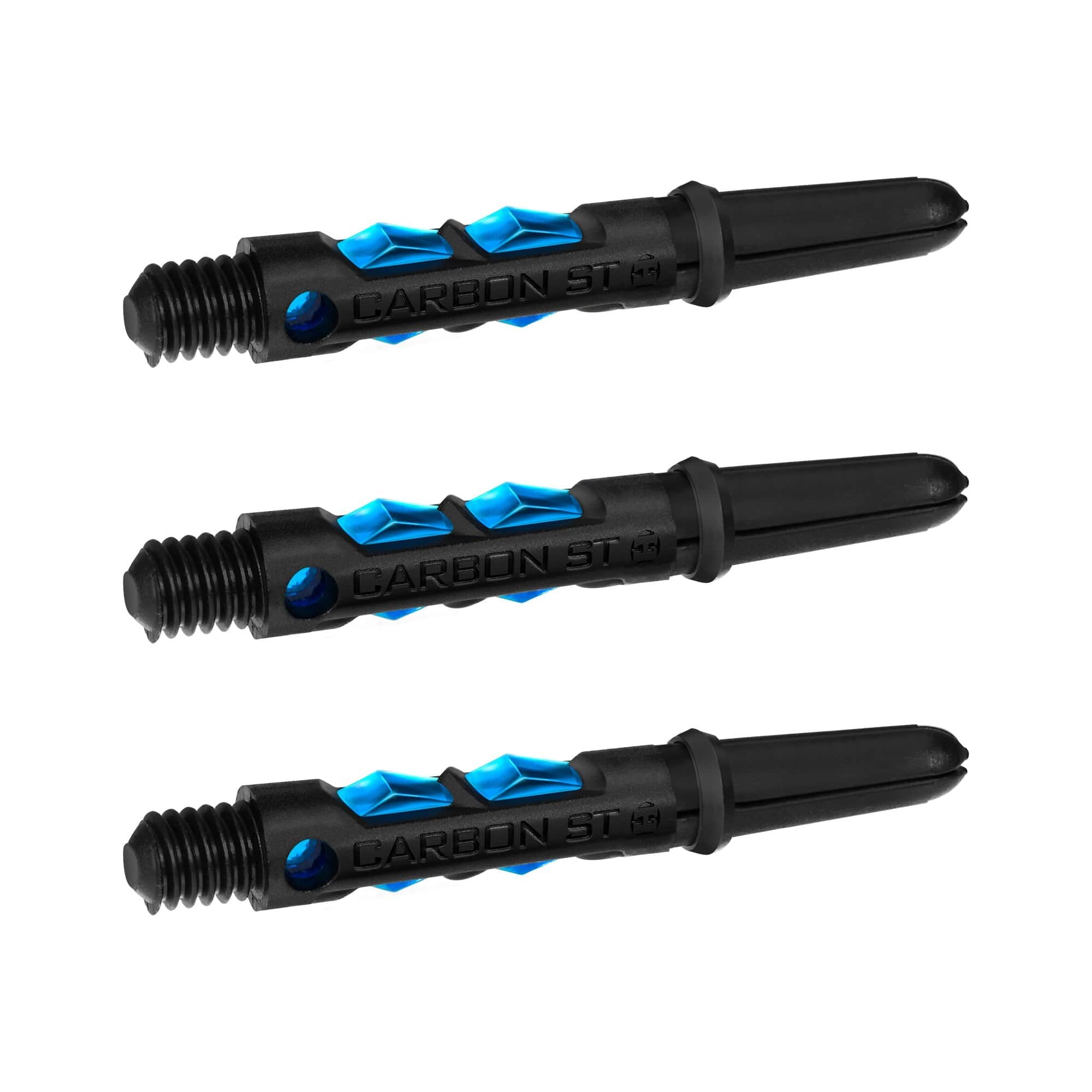 *Harrows Carbon ST Shafts - Dart Stems - Black & Aqua Blue - Image 7