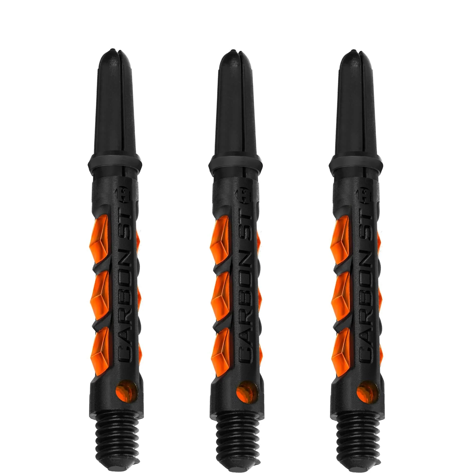 *Harrows Carbon ST Shafts - Dart Stems - Black & Orange - Image 3