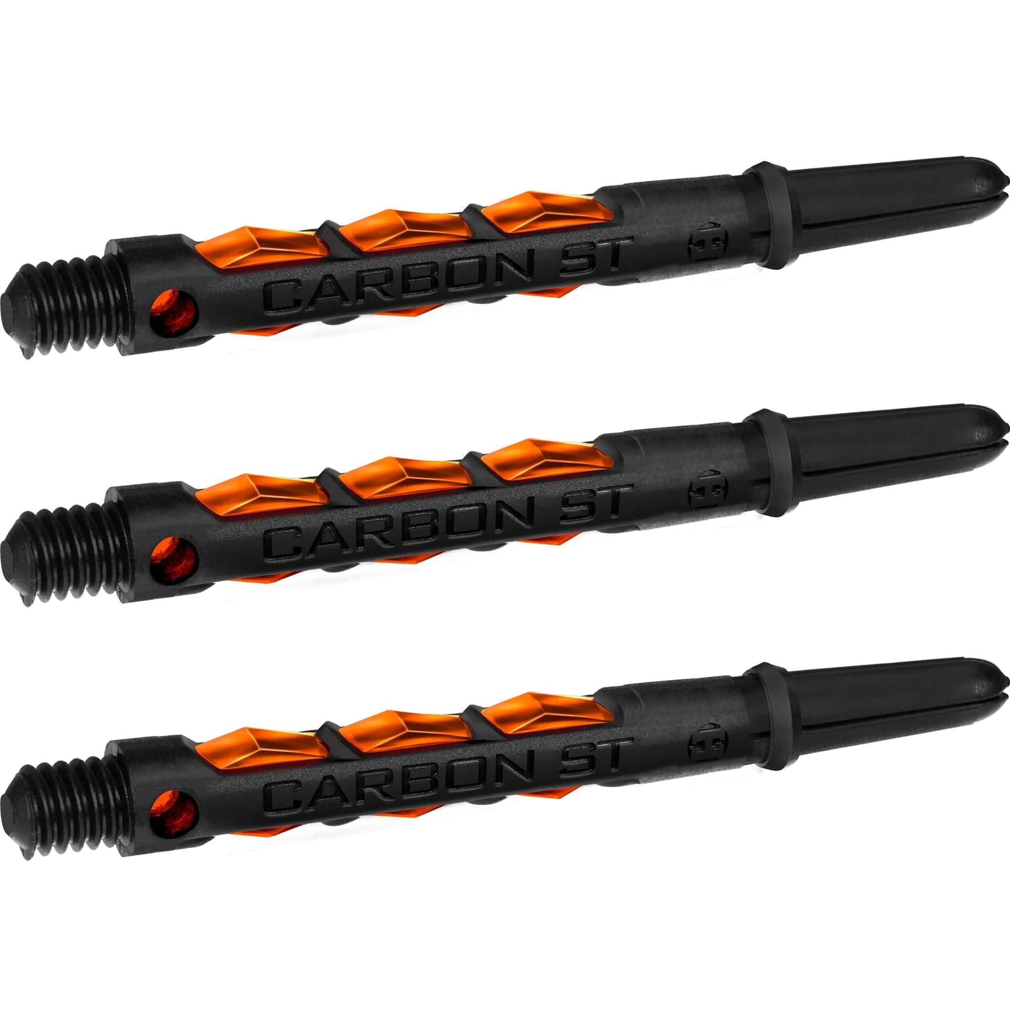*Harrows Carbon ST Shafts - Dart Stems - Black & Orange - Image 5
