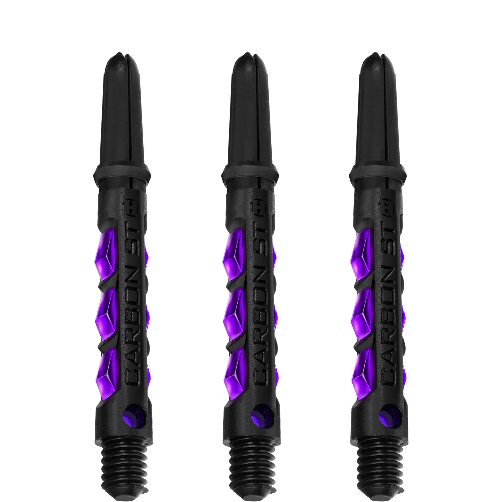 *Harrows Carbon ST Shafts - Dart Stems - Black & Purple - Image 3