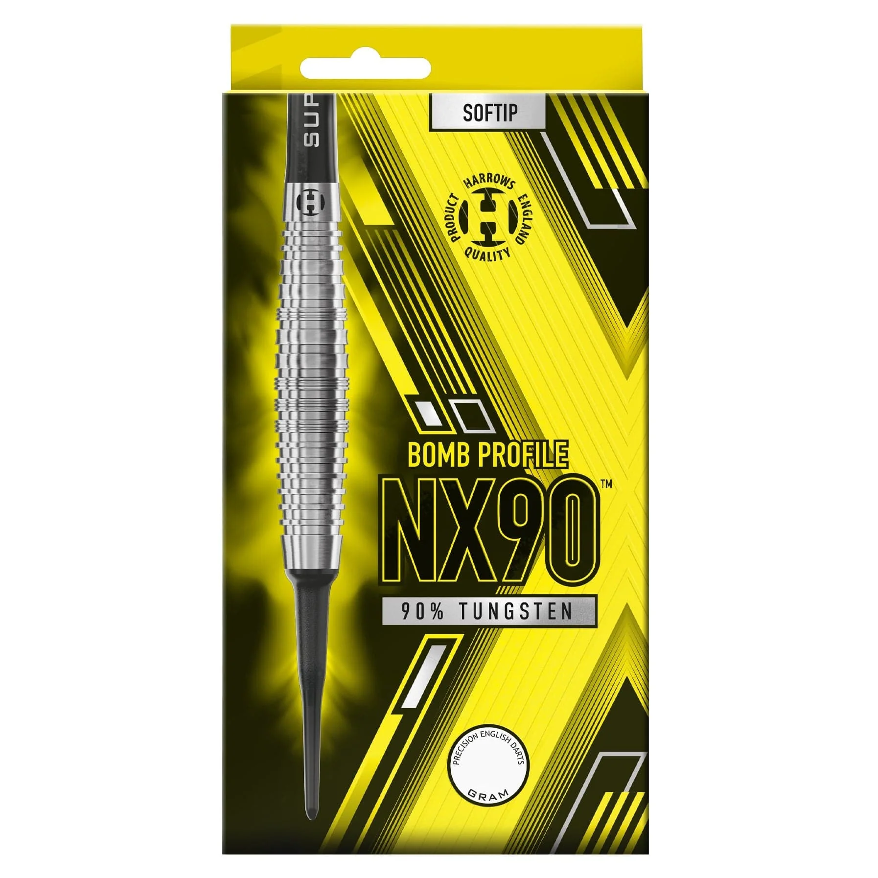 *Harrows NX90 Darts - Soft Tip - 90% Tungsten - Bomb - Image 6