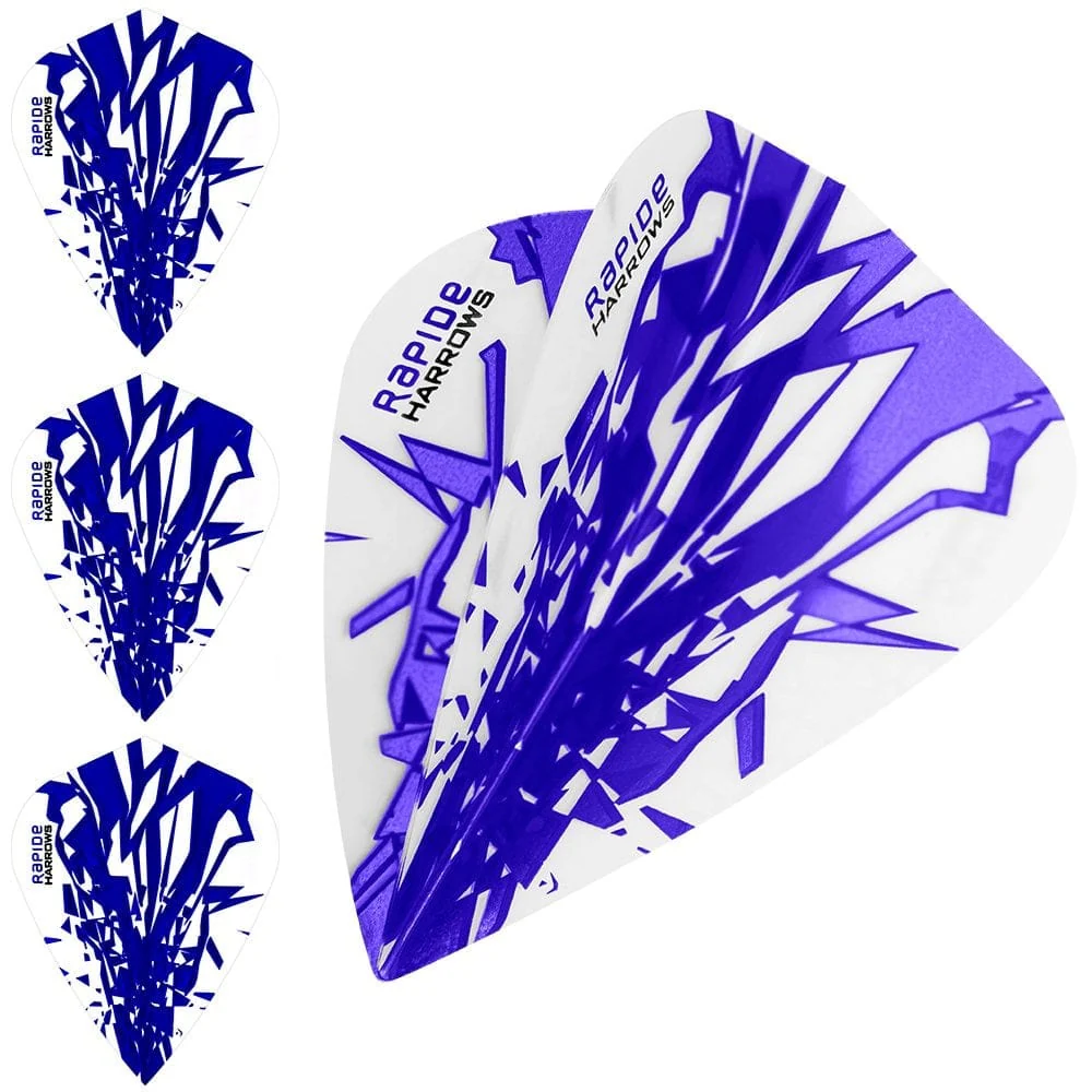 *Harrows Rapide Dart Flights - Kite Shape - 100 Micron - Image 5