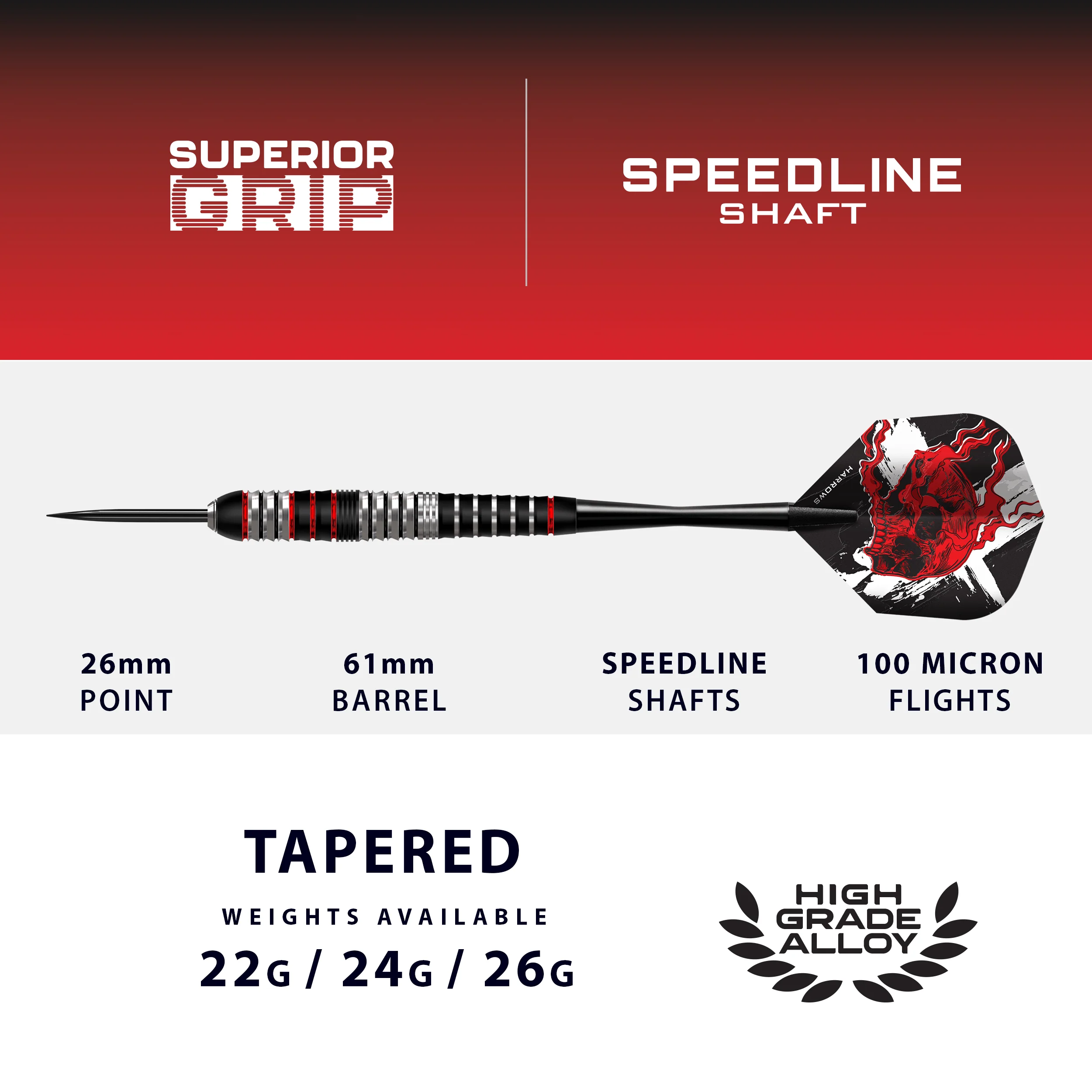Harrows Ryan Searle Darts - Steel Tip - Brass - Heavy Metal - Image 3