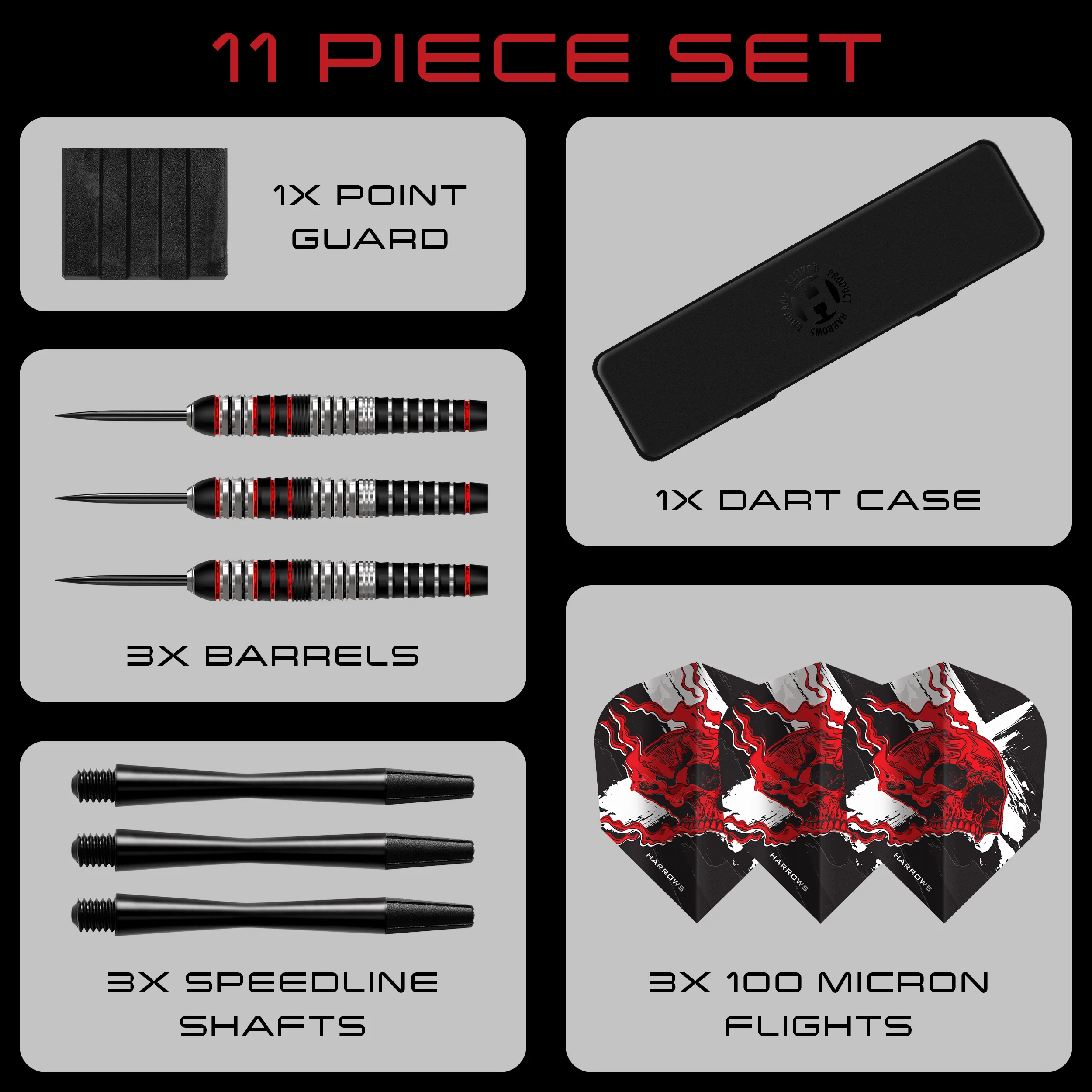 Harrows Ryan Searle Darts - Steel Tip - Brass - Heavy Metal - Image 4