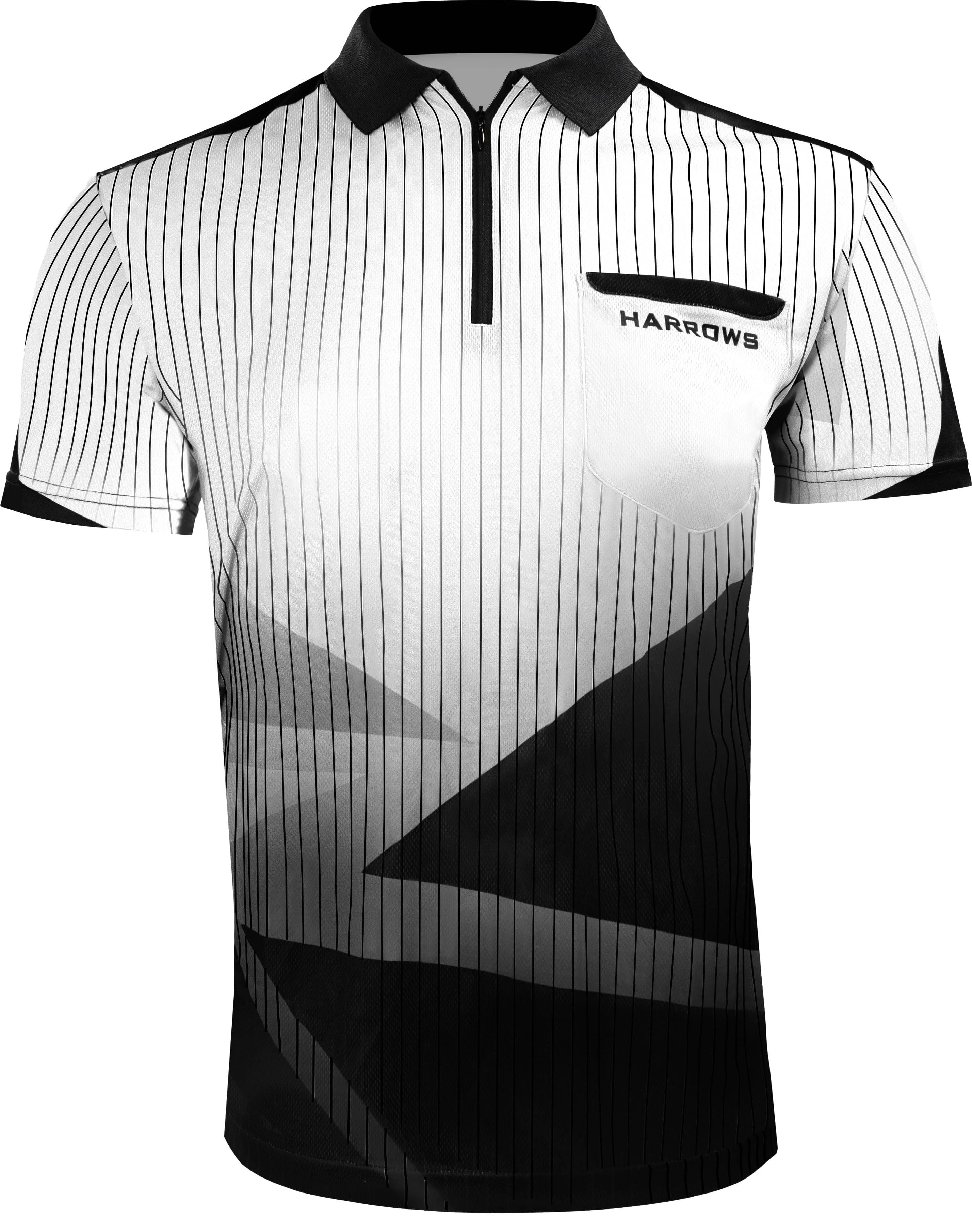*Harrows Shard Dart Shirt - Lightweight - Qwick-Dri - White - Image 2