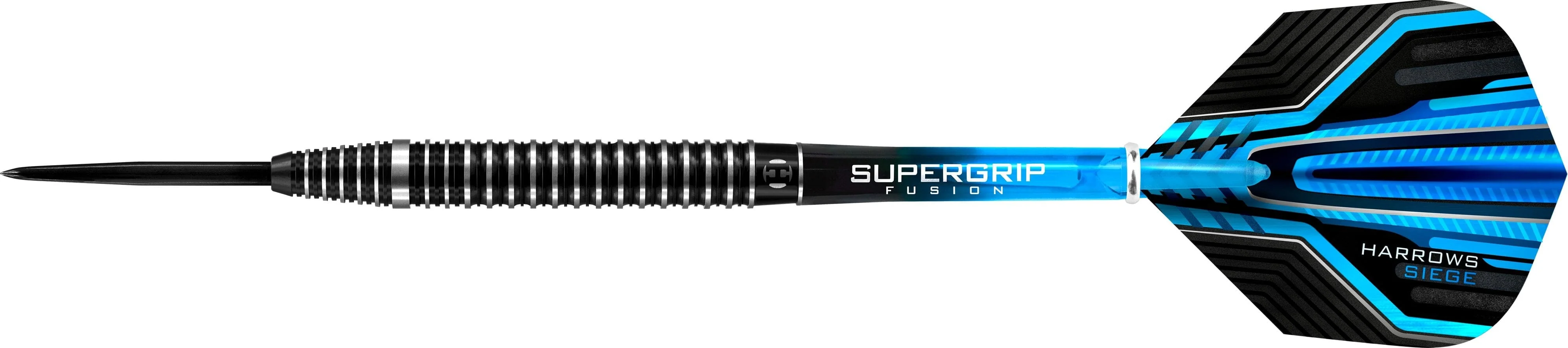 *Harrows Siege Darts - Steel Tip - Black & Silver - Image 2
