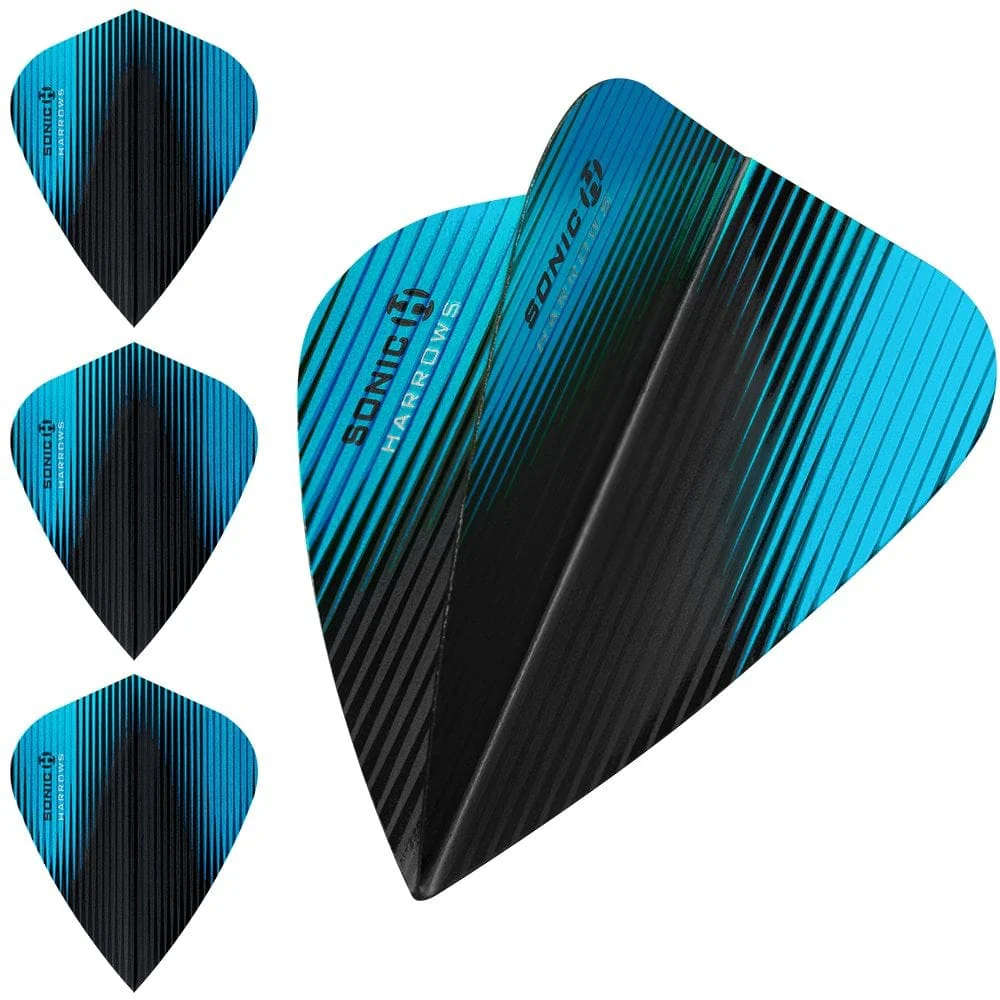 *Harrows Sonic X Dart Flights - Kite Shape - Sonic-X - Image 4