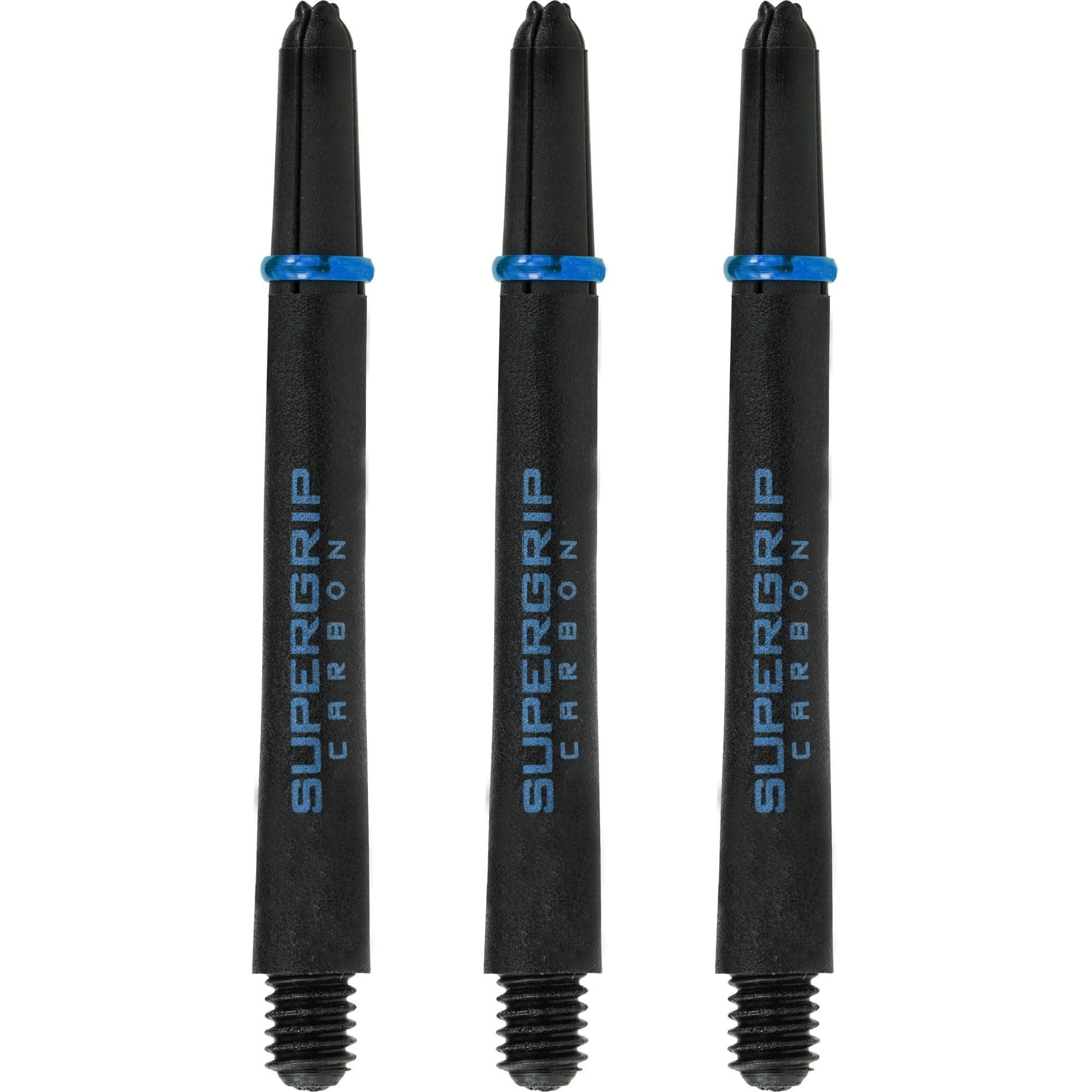*Harrows Supergrip Carbon Dart Shafts - Black & Aqua - Image 2