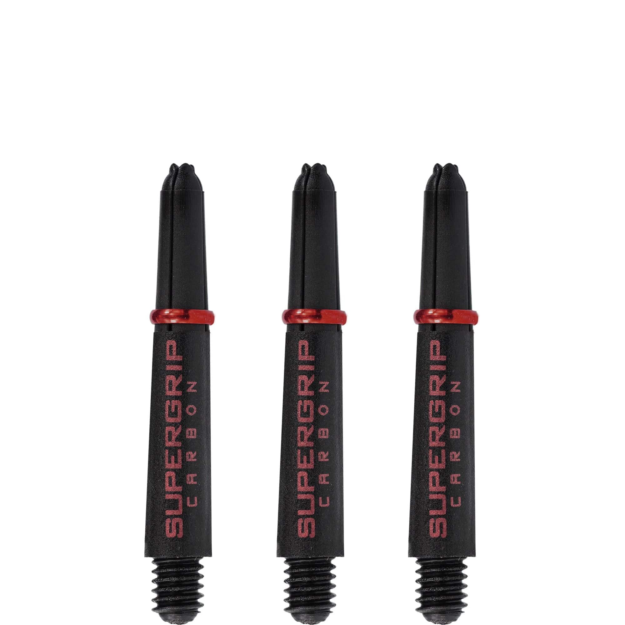 *Harrows Supergrip Carbon Dart Shafts - Black & Red - Image 4