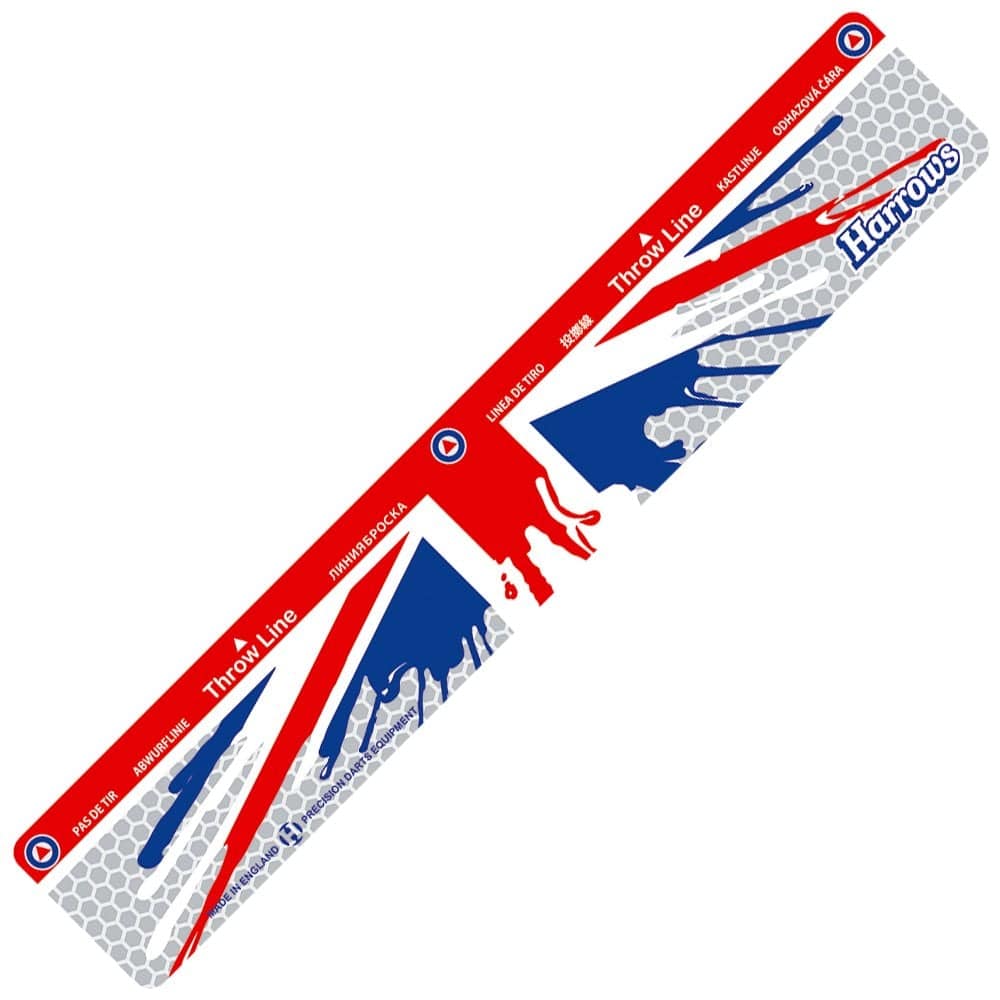 *Harrows Throw Line Oche - Toeline - Union Jack