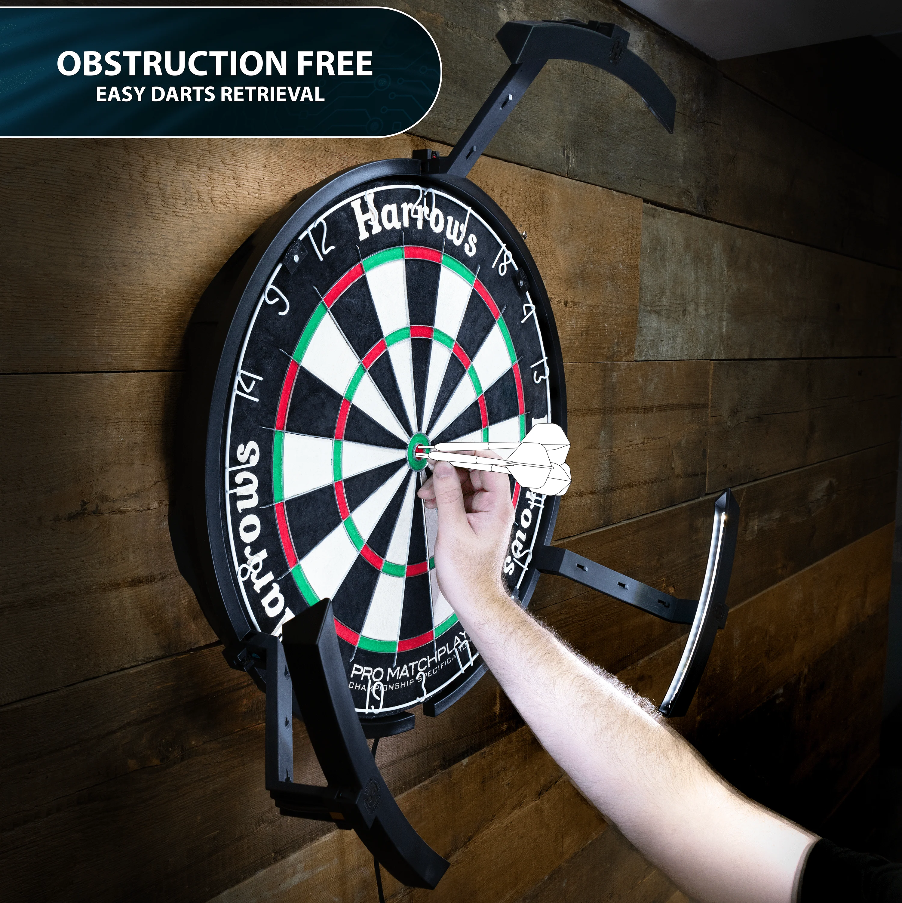 *Harrows Trilight - Ultra Bright LED Dartboard Lighting System - Image 8