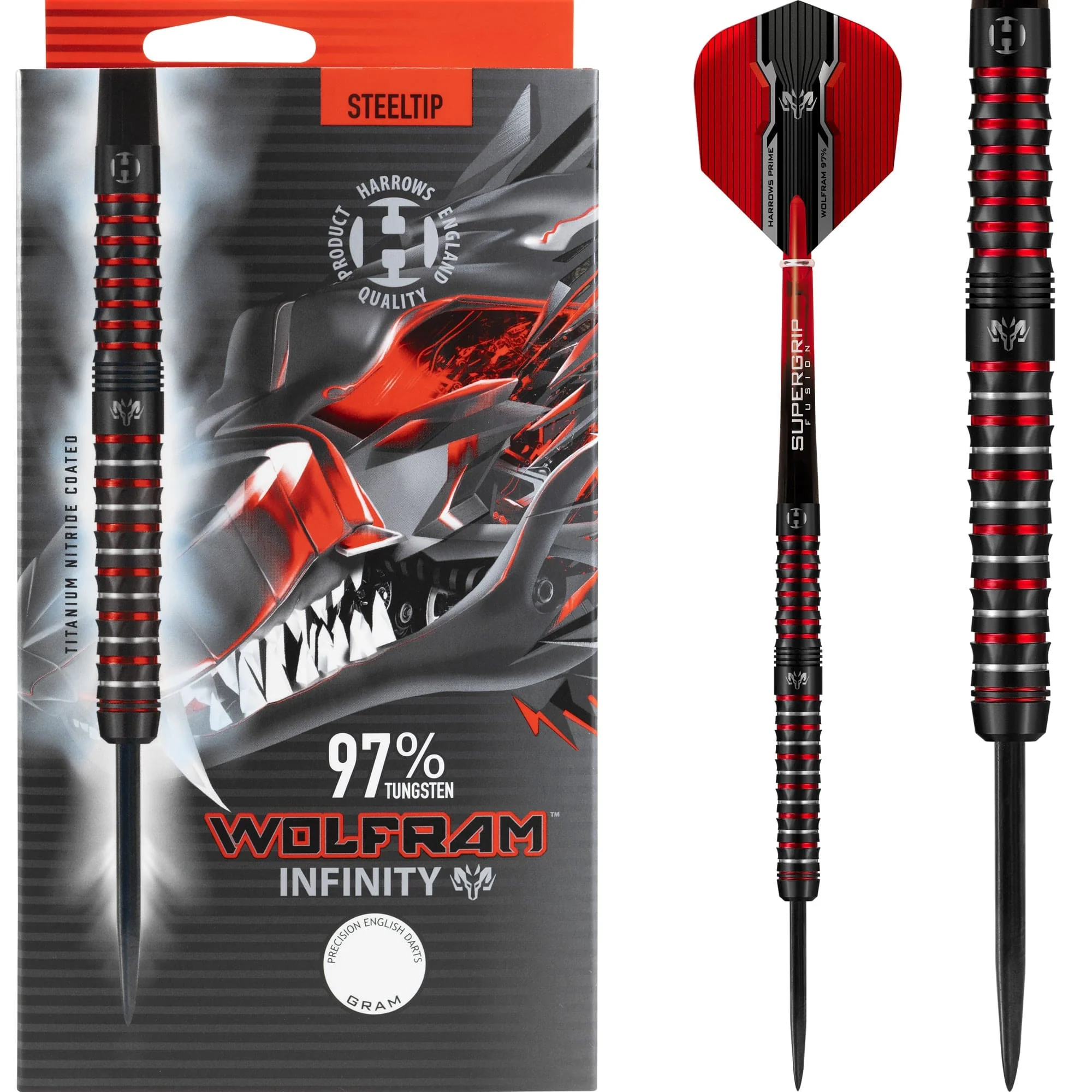 *Harrows Wolfram Infinity Darts - Steel Tip Tungsten