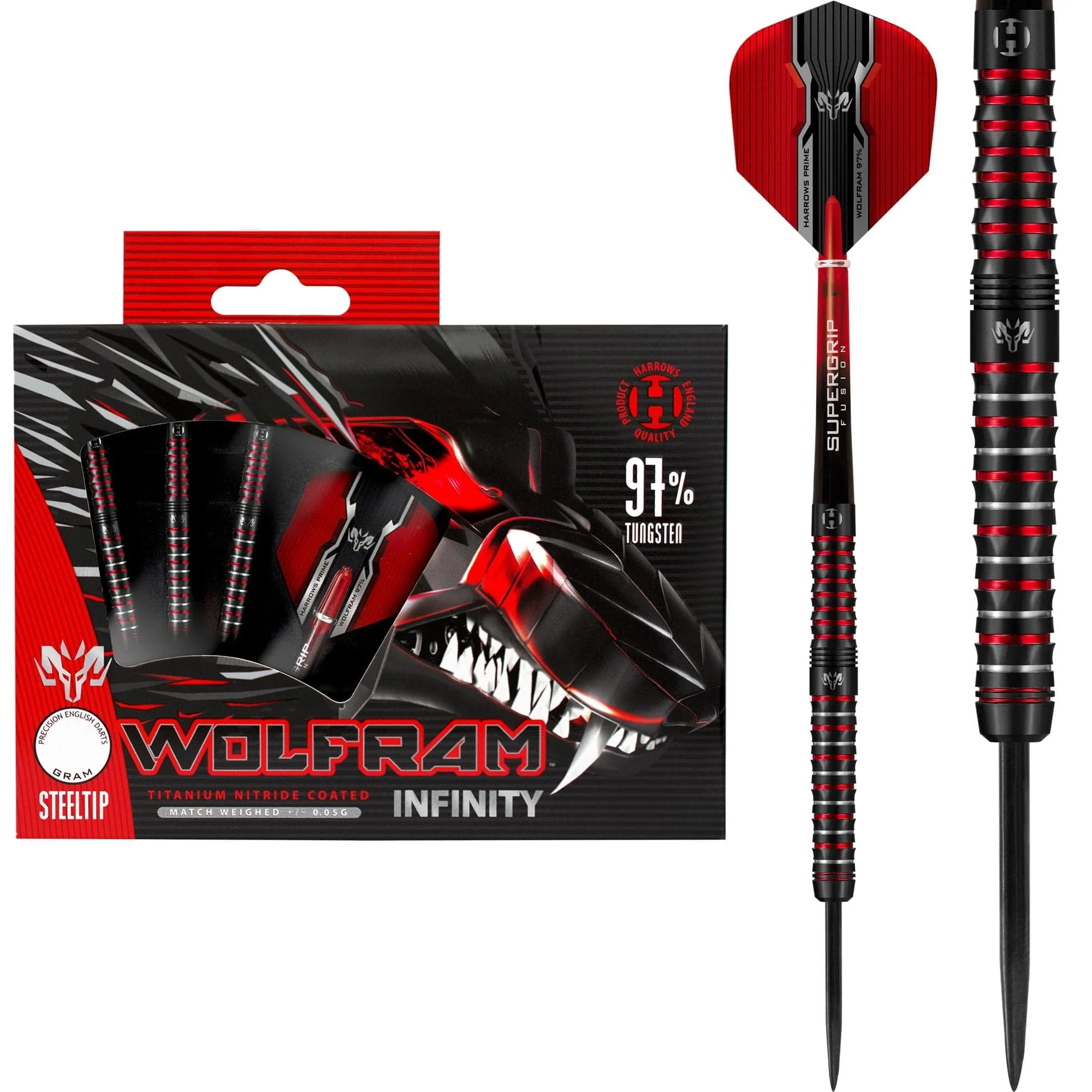 *Harrows Wolfram Infinity Darts - Steel Tip Tungsten - Image 6