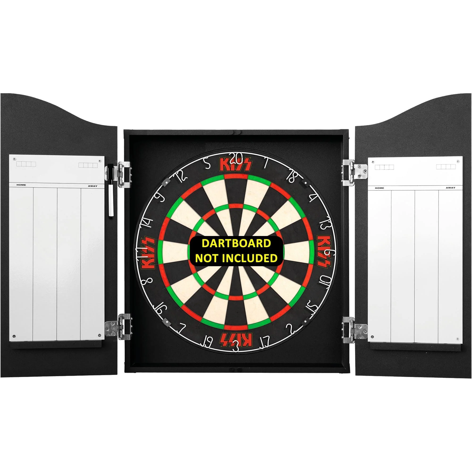 Kiss Dartboard Cabinet - Official Licensed - C6 - Premium Black - Alive in 77 - Image 4