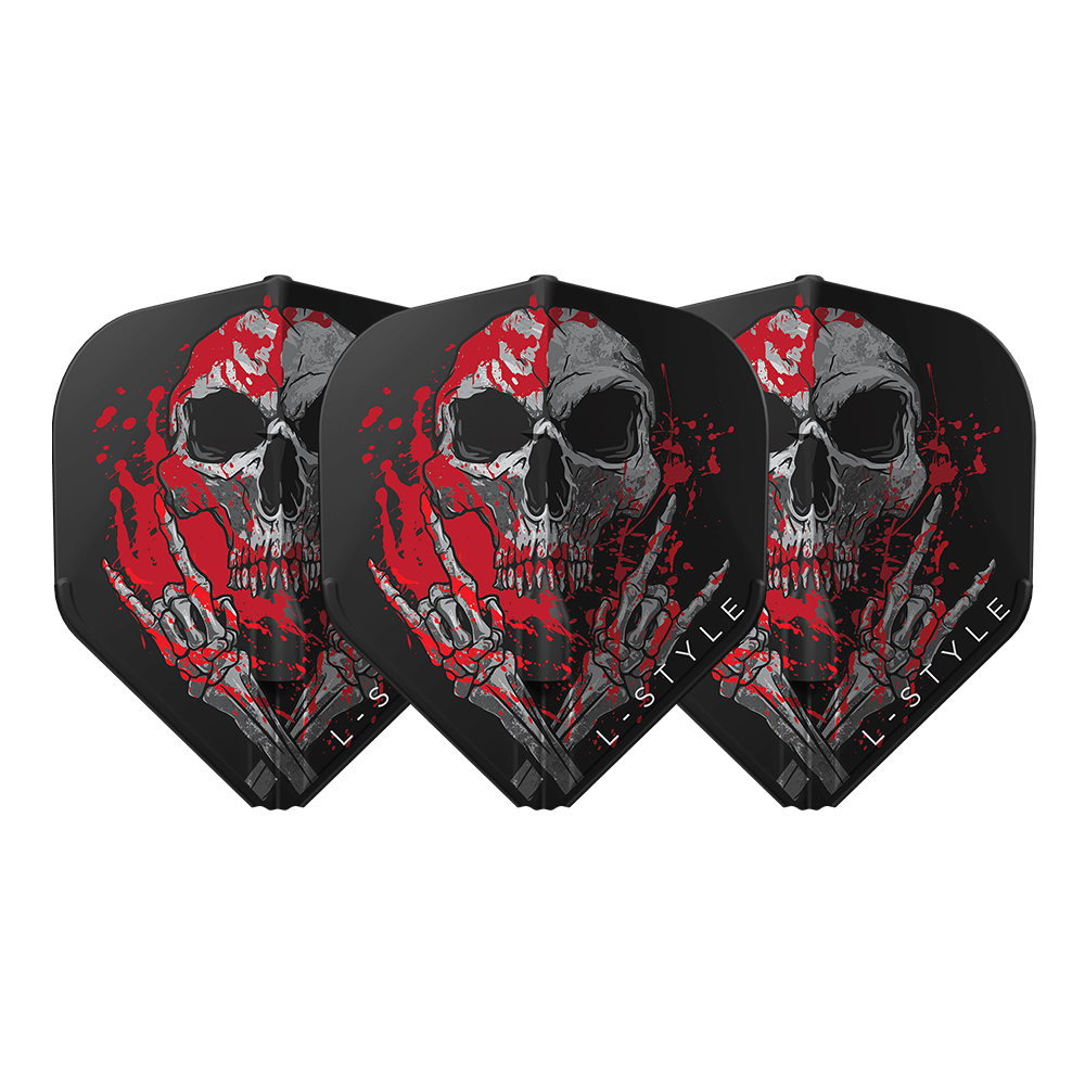 L-Style - EZ-Flights - Integrated Shaft Cap - Standard - Ryan Searle V3 - Black - Image 2