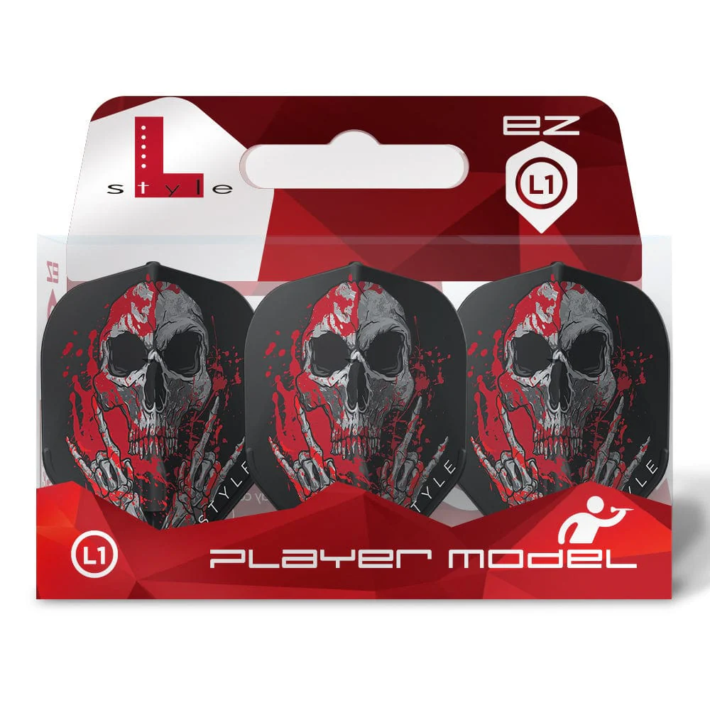 L-Style - EZ-Flights - Integrated Shaft Cap - Standard - Ryan Searle V3 - Black - Image 3