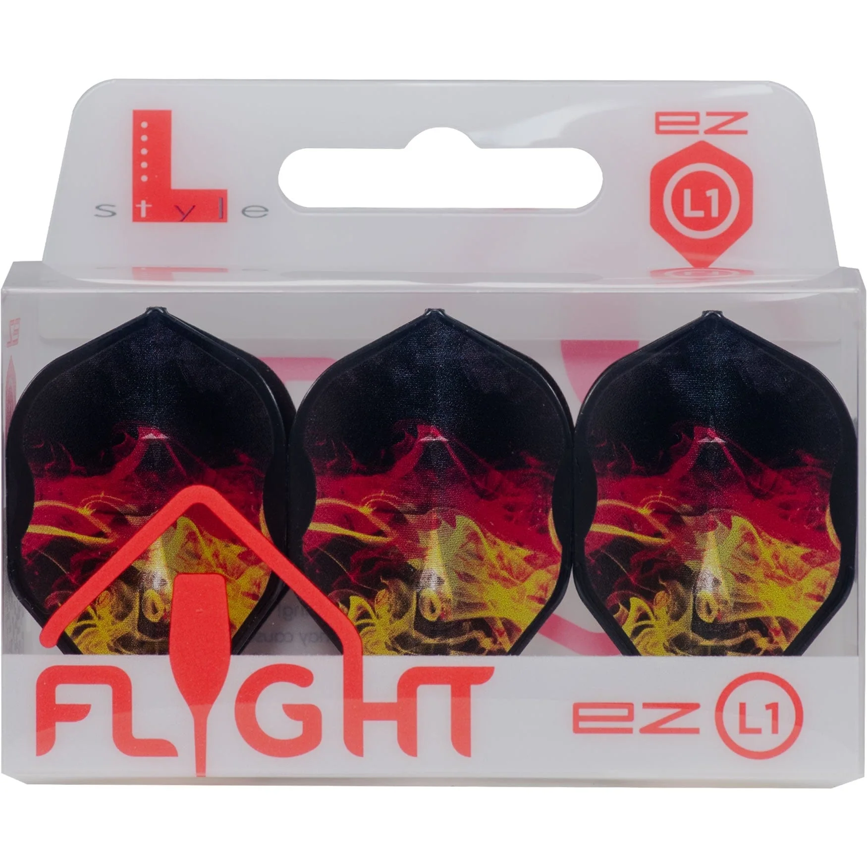 L-Style - EZ L-Flights - Integrated Champagne Ring - L1EZ - RYB Series v1 - Type D - Clear Black - Image 3