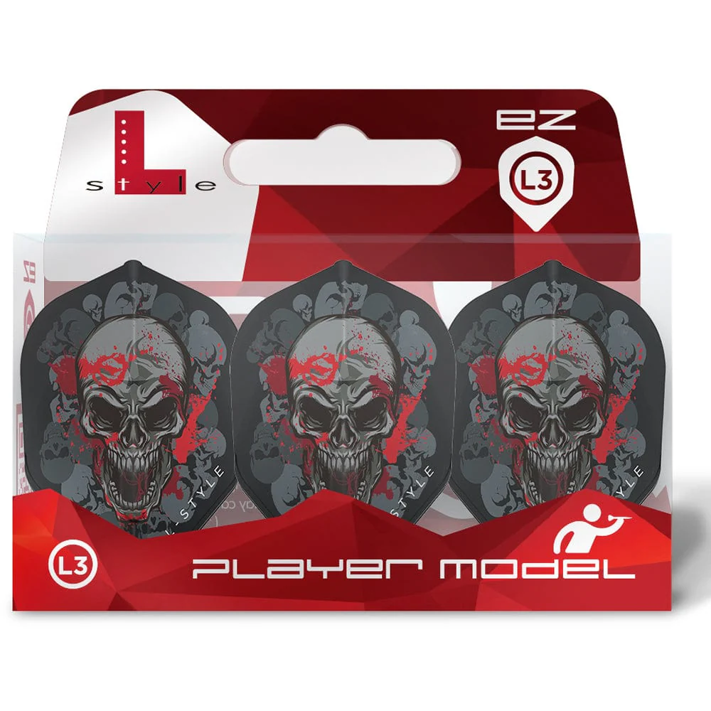 L-Style - EZ L-Flights - Integrated Champagne Ring - L3EZ - Ryan Searle V2 - Black - Skull - Image 3