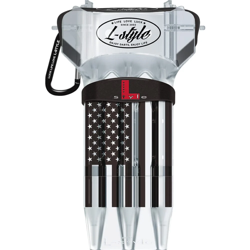 *L-Style - Krystal One - Dart Case - American Flag v4 - Clear