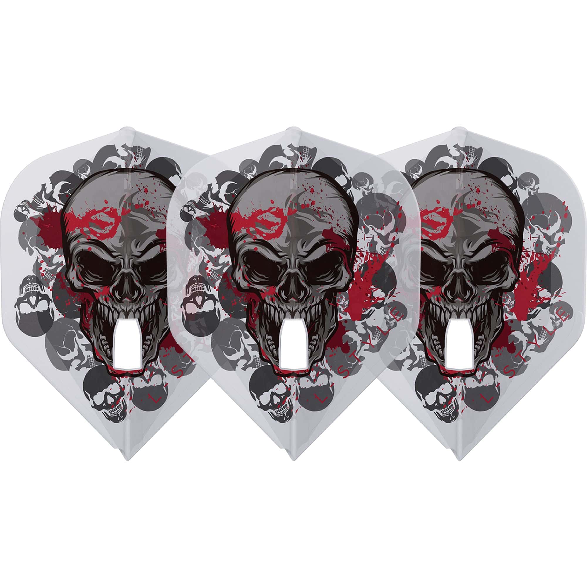 L-Style - L-Flights - L1 Pro - Champagne Ring - Standard - Ryan Searle V2 - Clear White - Skull - Image 2