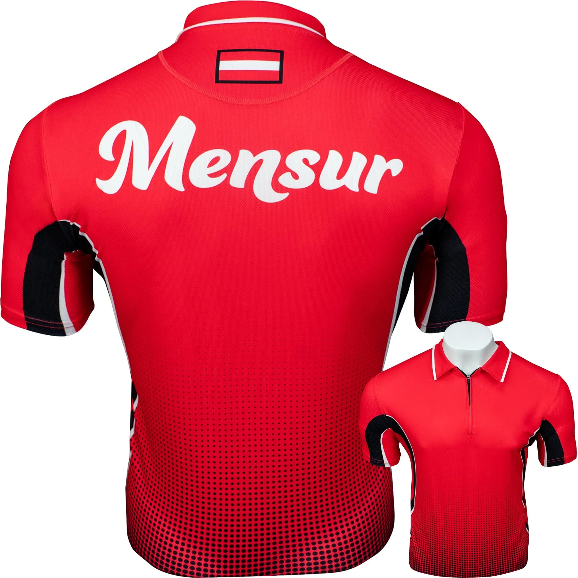 *Legend Darts - Mensur Suljovic - Dart Shirt - Red - Image 2