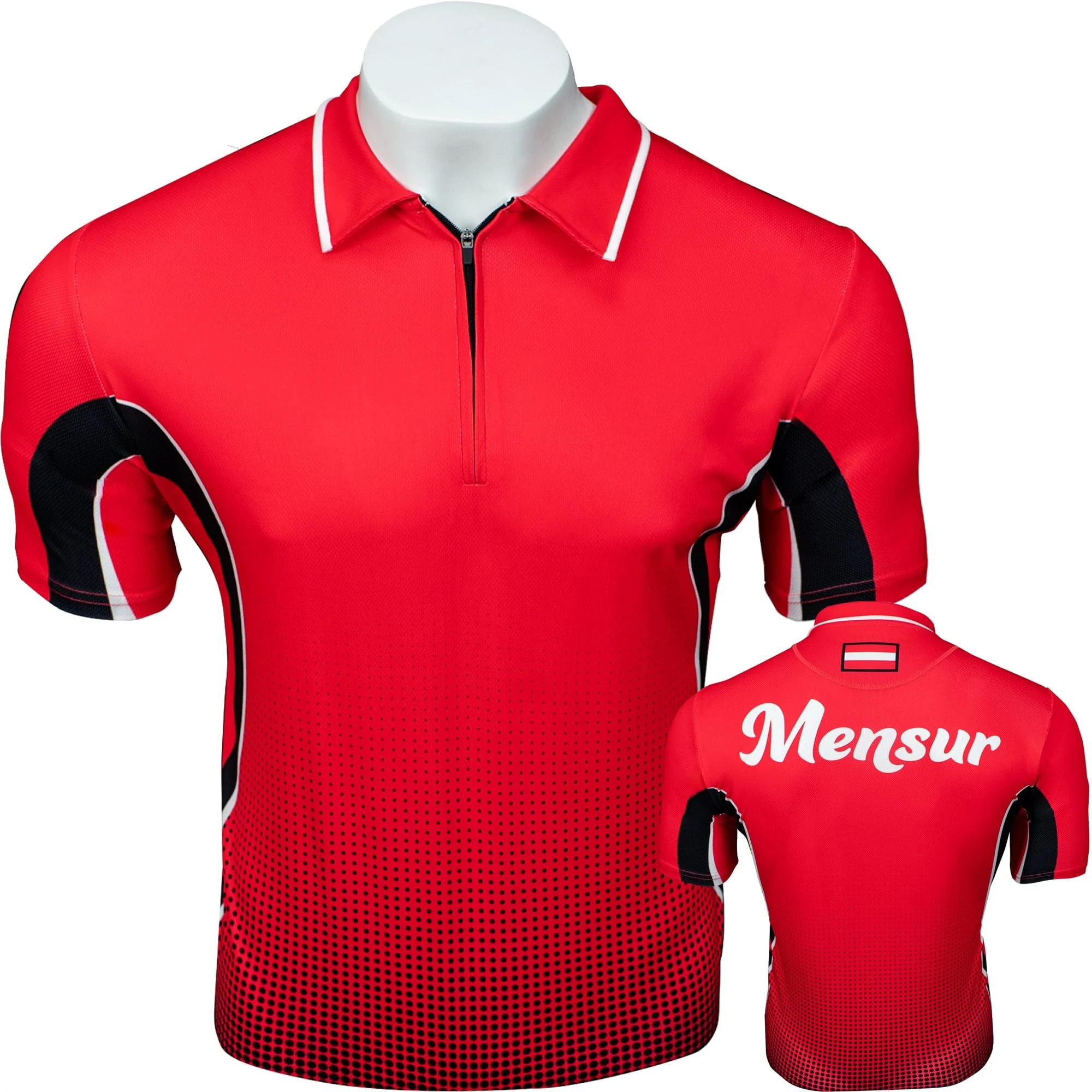 *Legend Darts - Mensur Suljovic - Dart Shirt - Red - Image 6