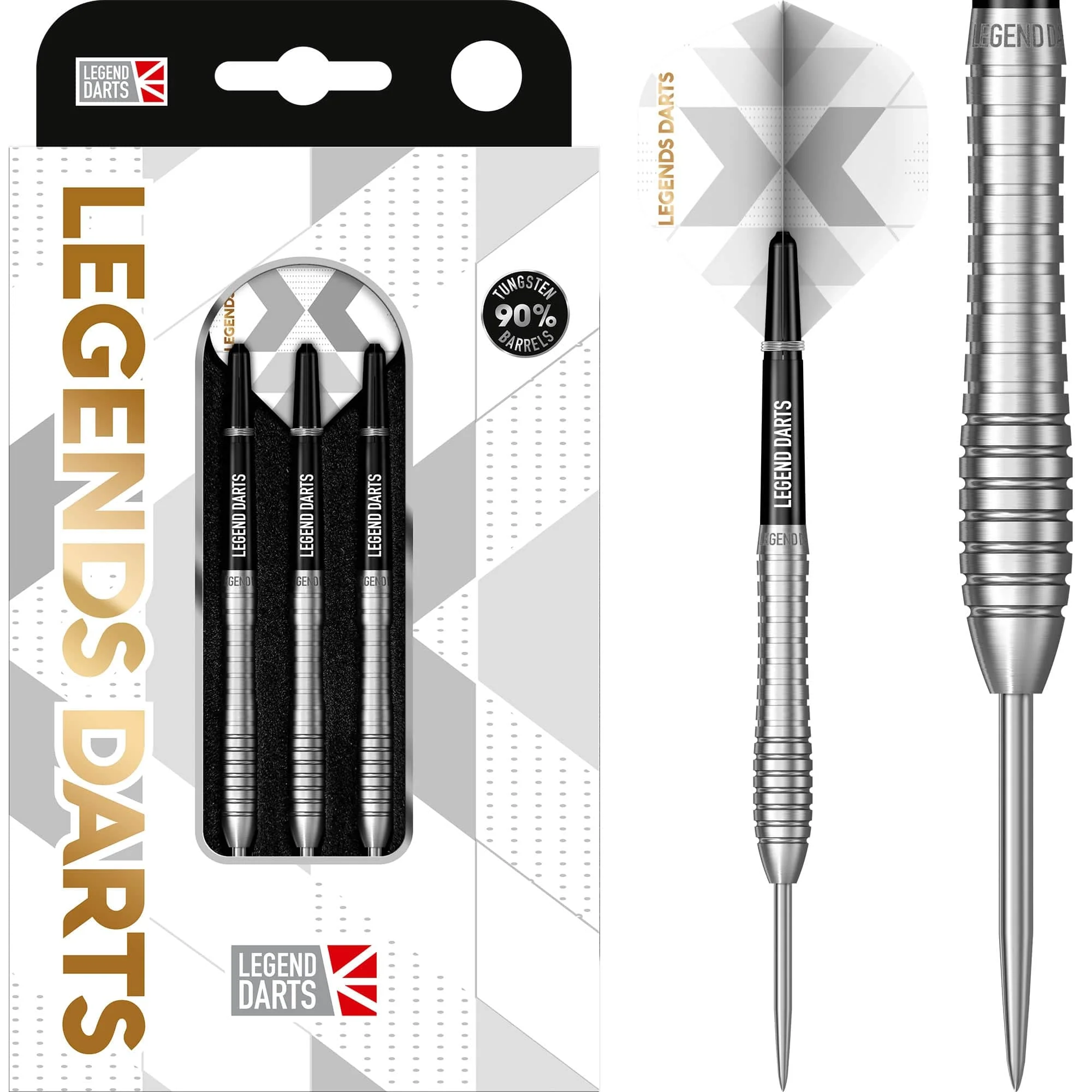 Legend Darts - Steel Tip - 90% Tungsten - Pro Series - V14 - Torpedo Curve