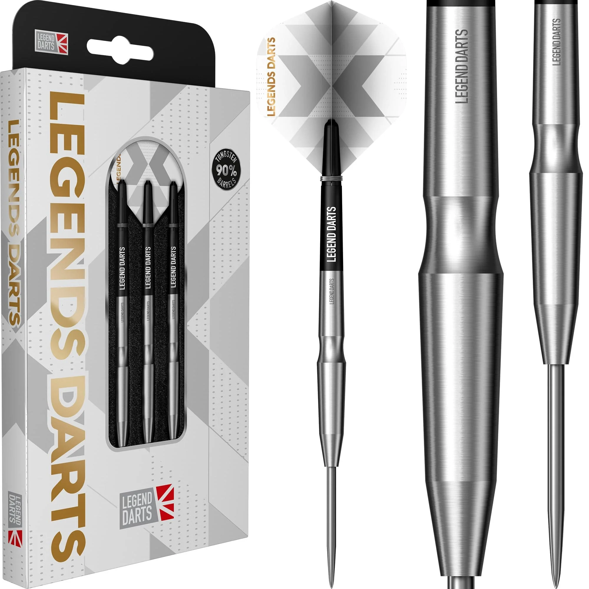 Legend Darts - Steel Tip - 90% Tungsten - Pro Series - V23 - Smooth Scallop - Image 2