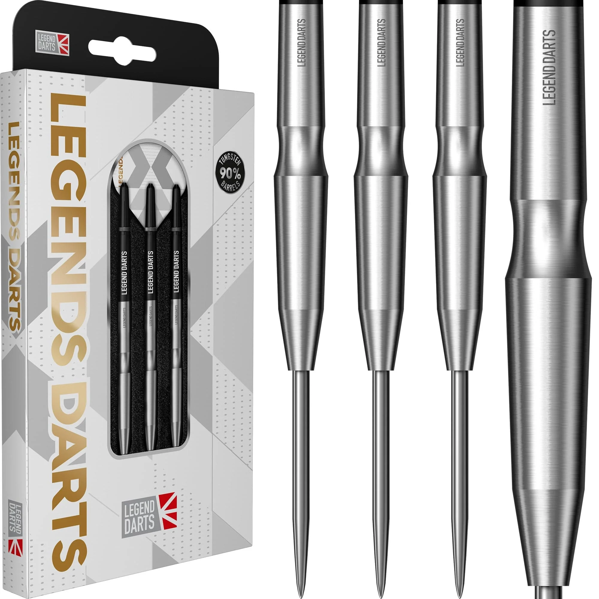 Legend Darts - Steel Tip - 90% Tungsten - Pro Series - V23 - Smooth Scallop - Image 3
