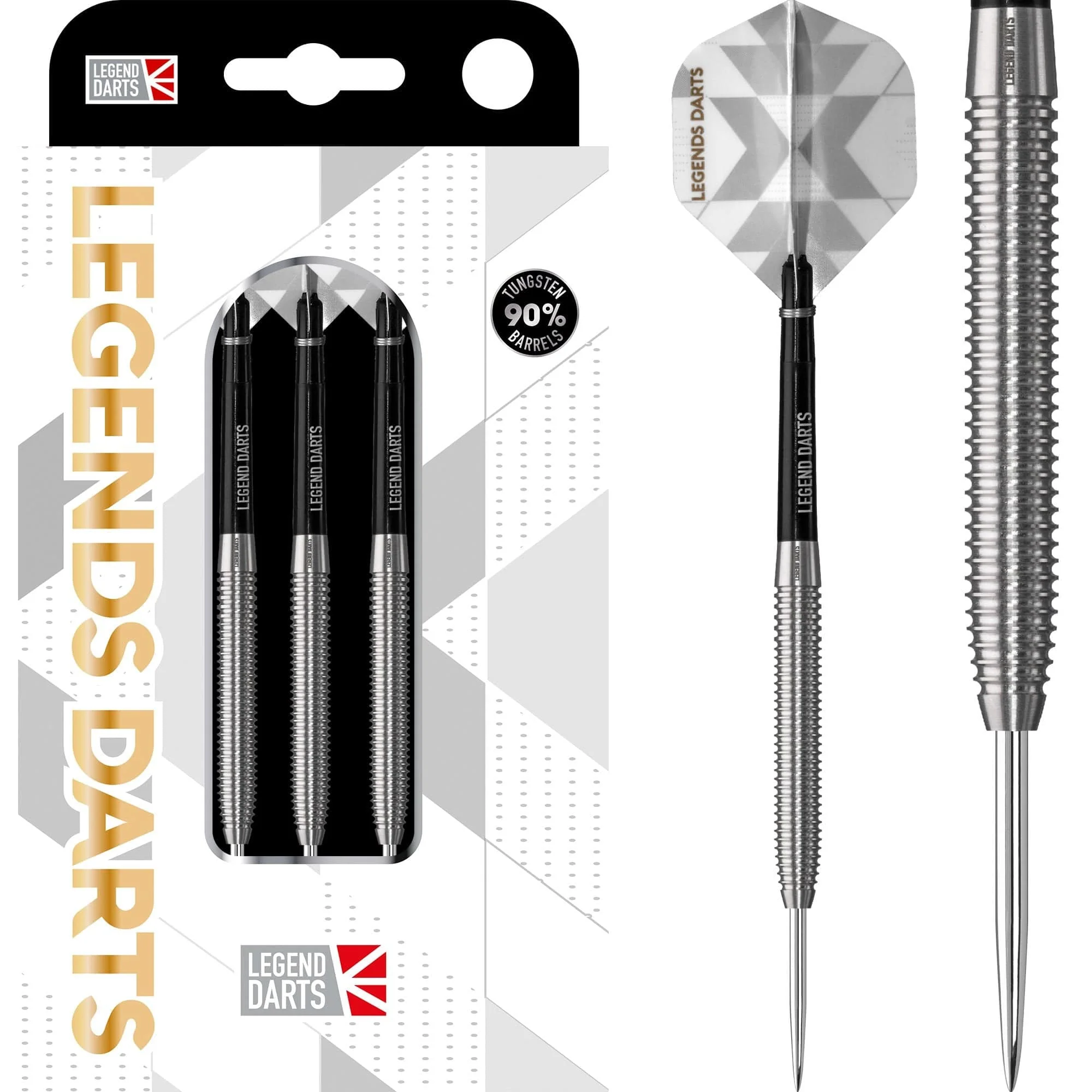 *Legend Darts - Steel Tip - 90% Tungsten - Pro Series - V6 - Multi Ringed