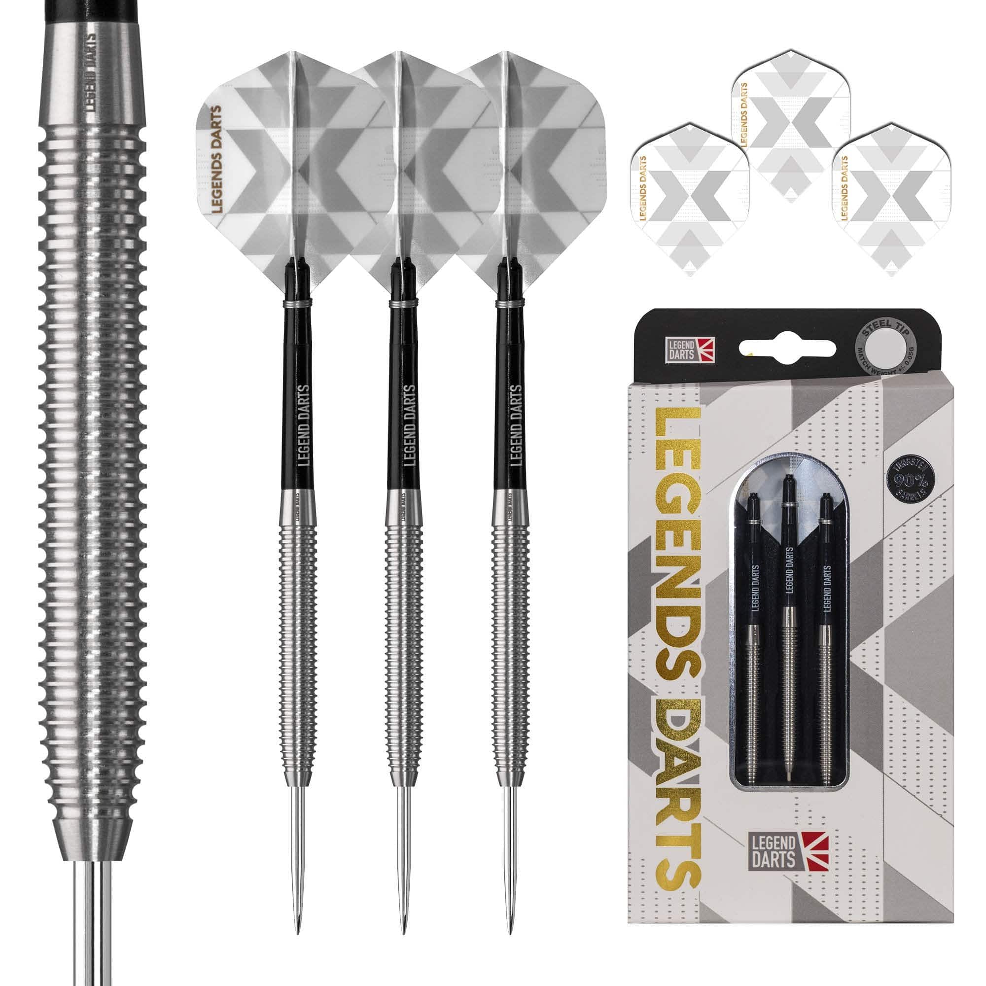 *Legend Darts - Steel Tip - 90% Tungsten - Pro Series - V6 - Multi Ringed - Image 2