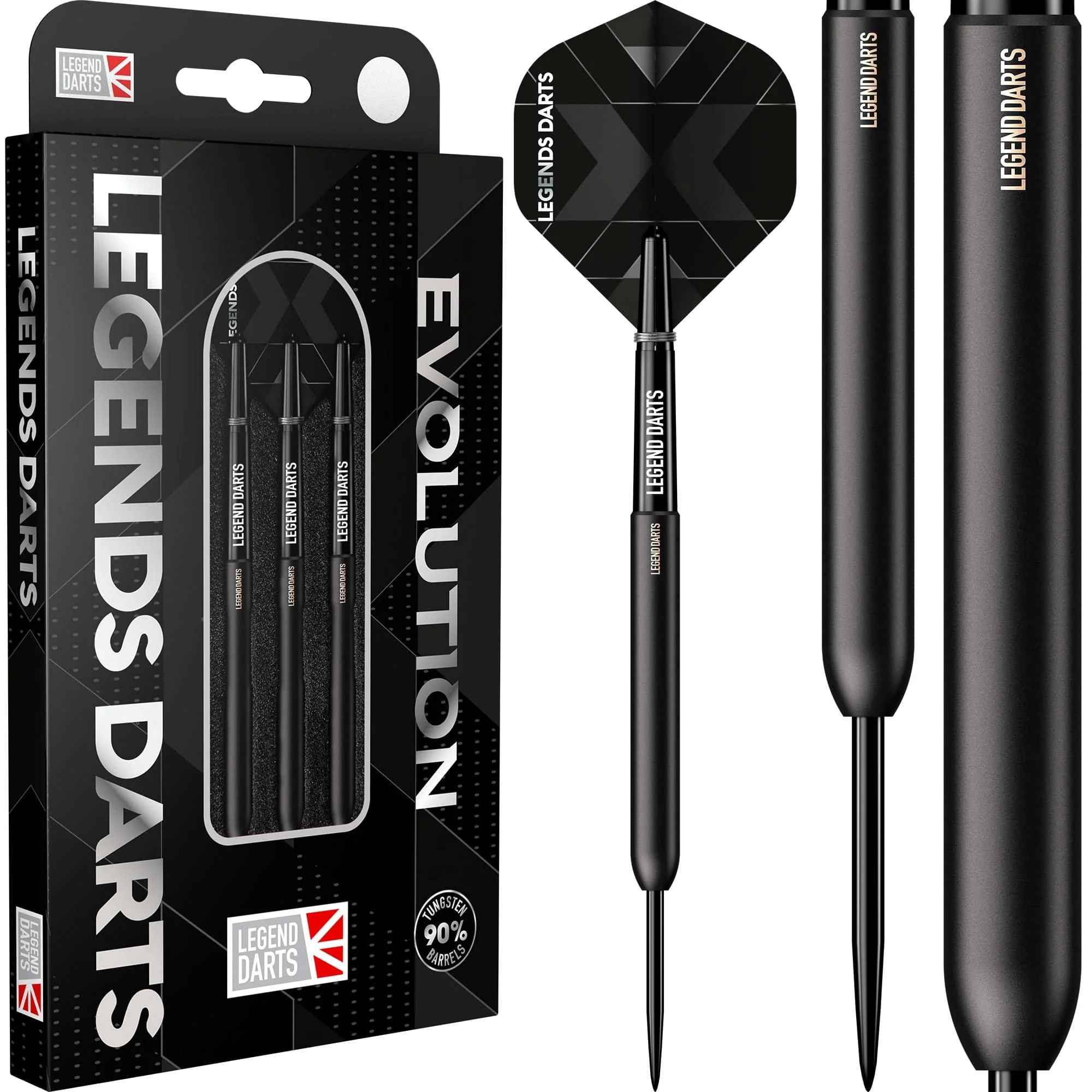 Legend Darts - Steel Tip - Revolution Series - B06 - Black - Smooth - Image 2
