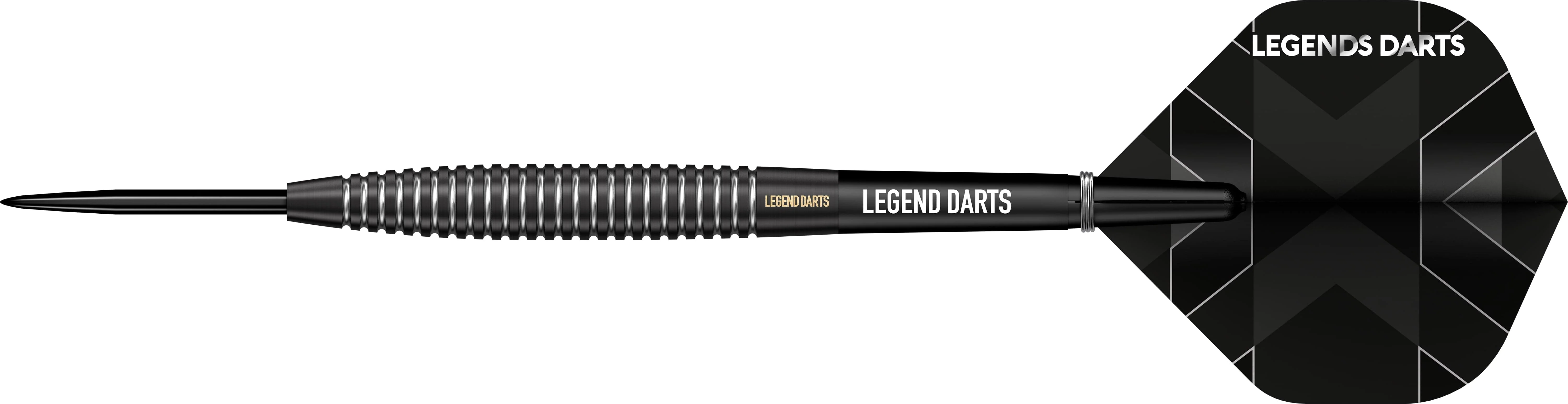 *Legend Darts - Steel Tip - Revolution Series - B08 - Black - Torpedo Ring - Image 2